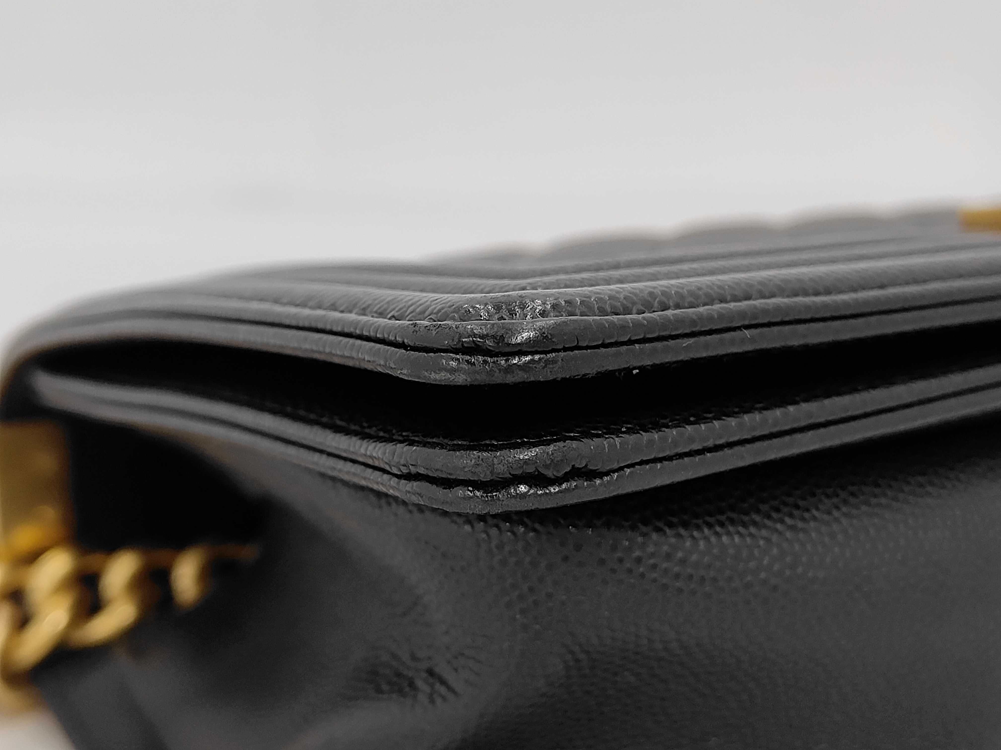 Boy Chanel Caviar Skin Shoulder Bag — view 6
