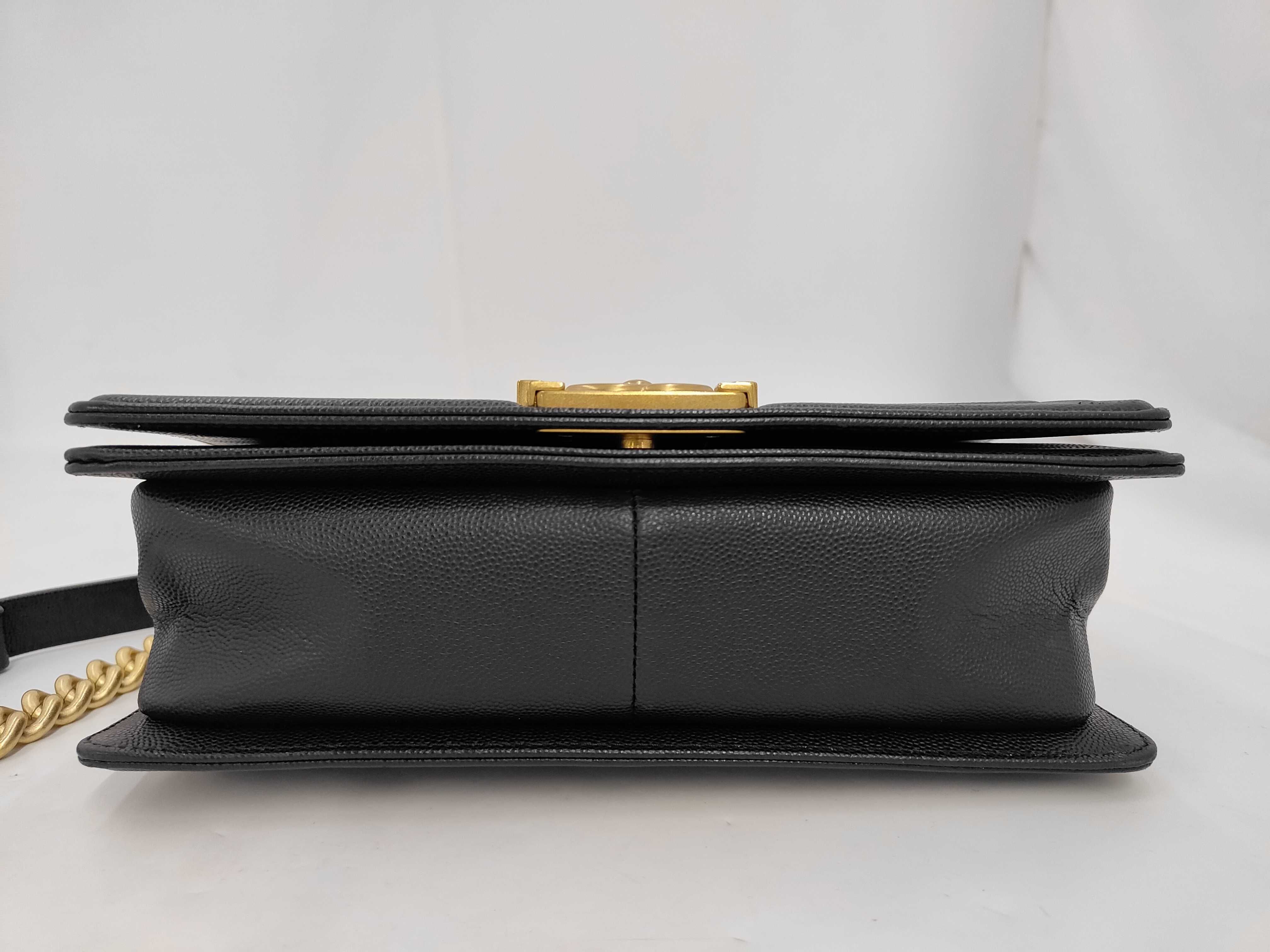 Boy Chanel Caviar Skin Shoulder Bag — view 7