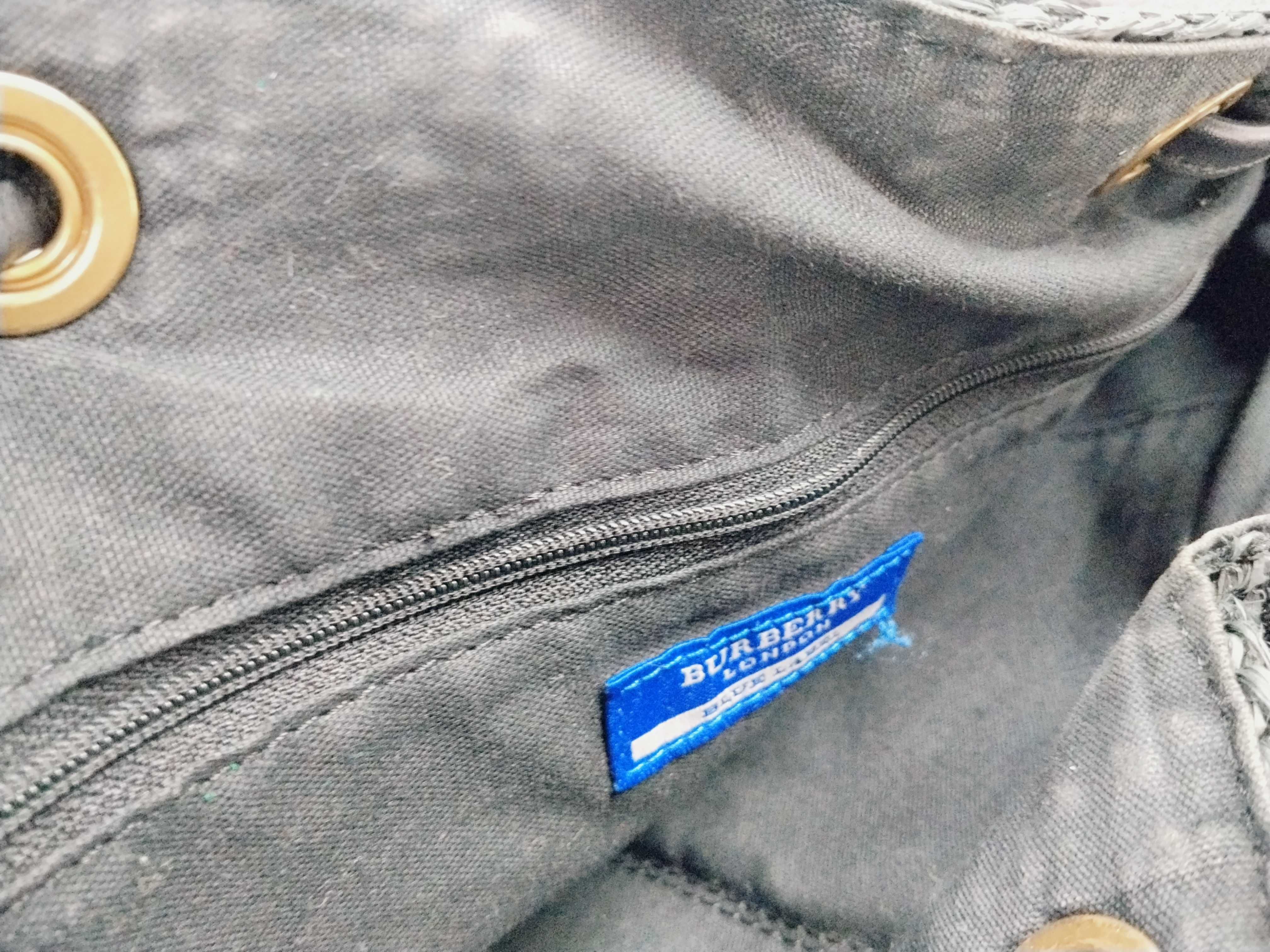 Blue Label Basket Leather Tote Bag — view 13