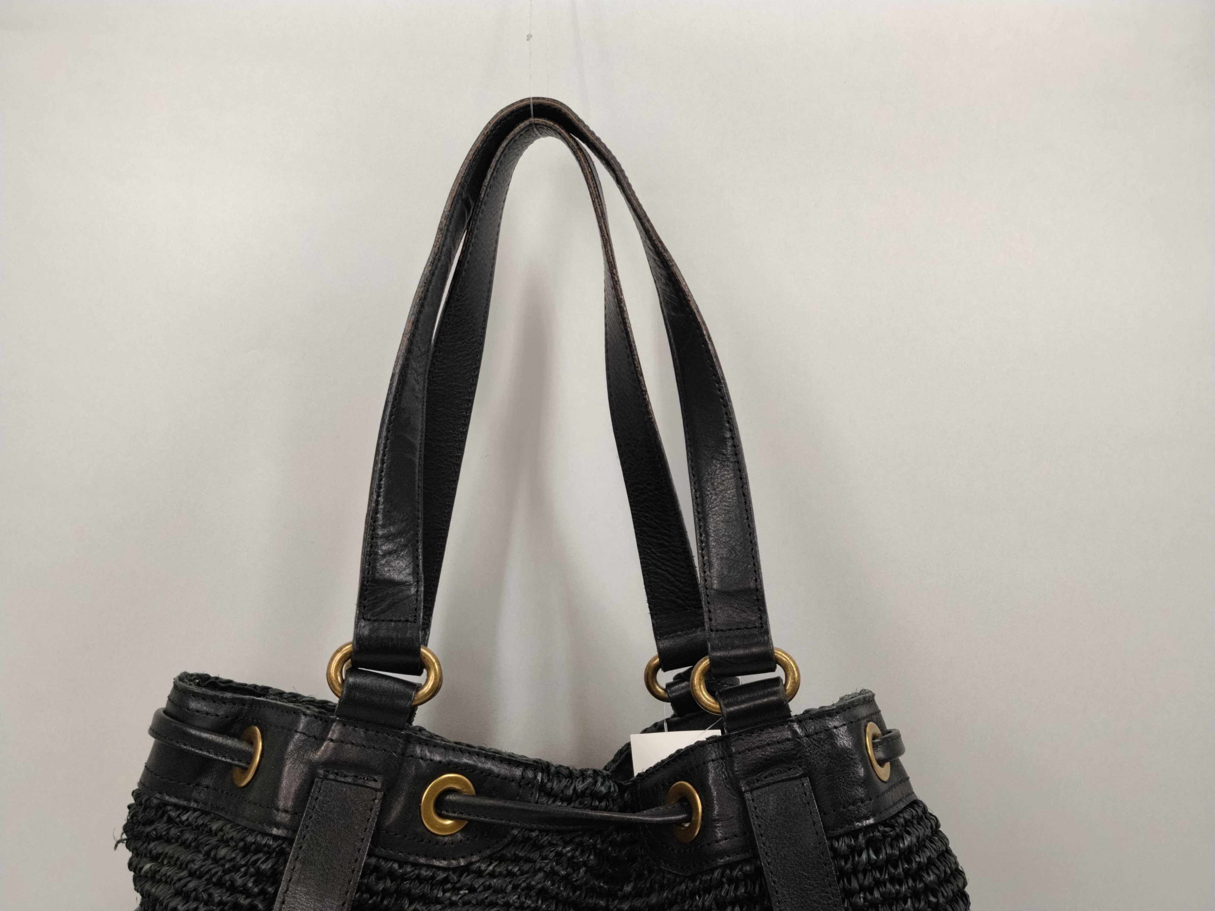Blue Label Basket Leather Tote Bag — view 4