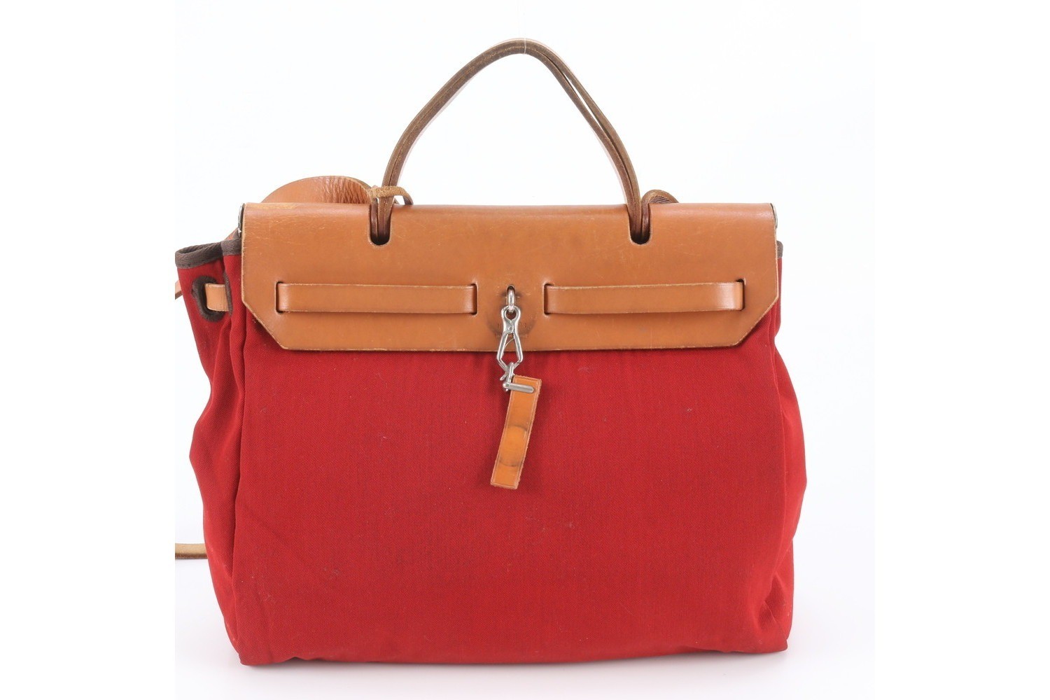 Herbag PM D Stamped Leather 2-Way Tote Bag — view 4