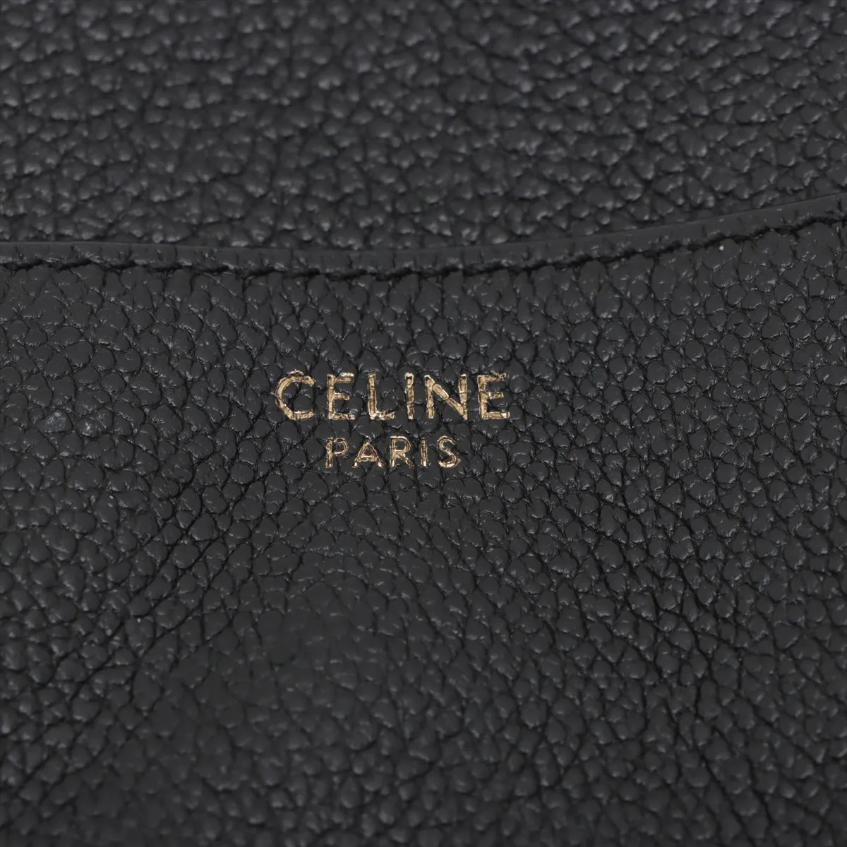 Sangle Bucket Leather Shoulder Bag Black — view 13