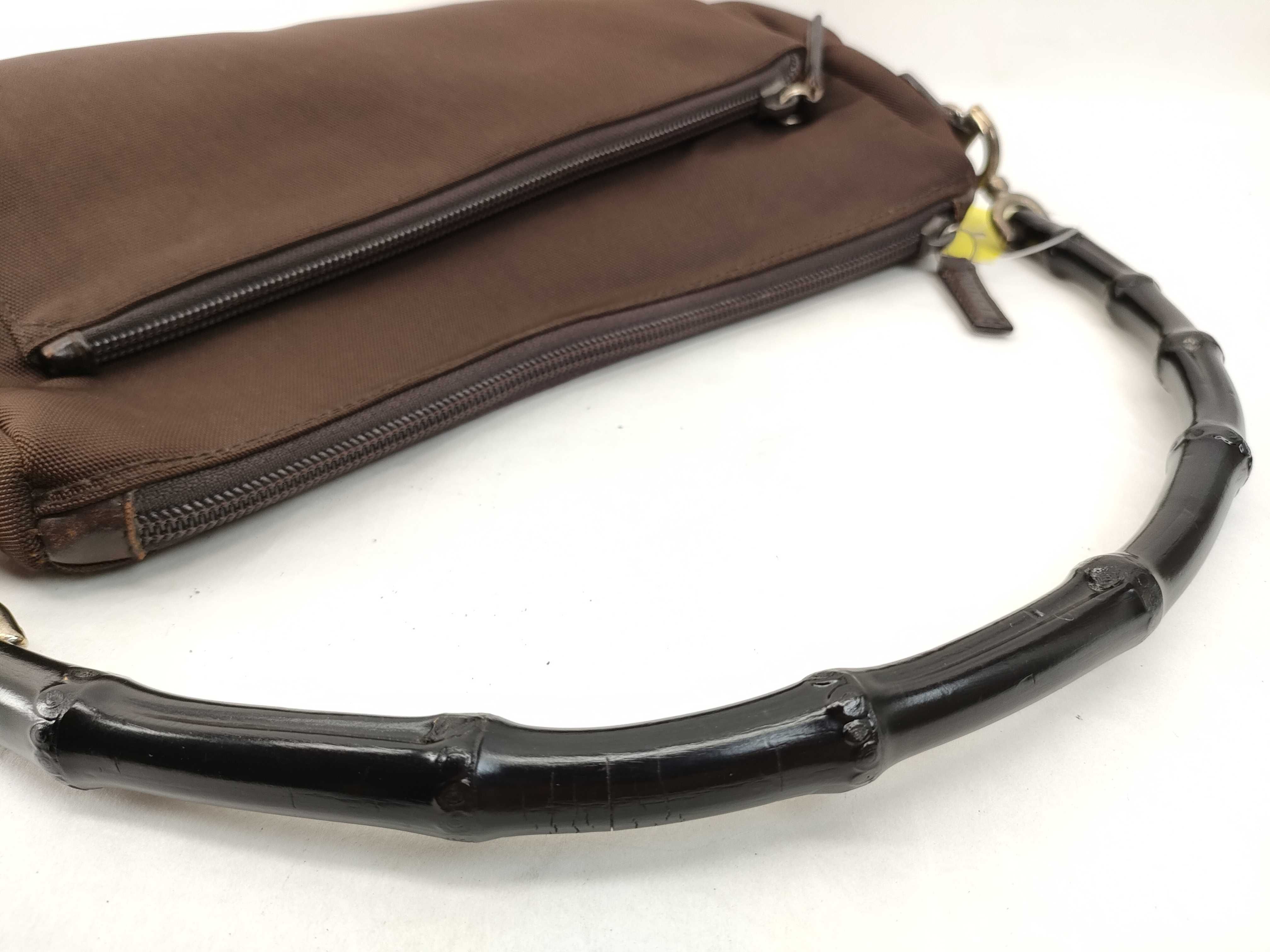 Bamboo Shoulder Bag, Canvas, 000 0509 2404, Strap not included. — view 5