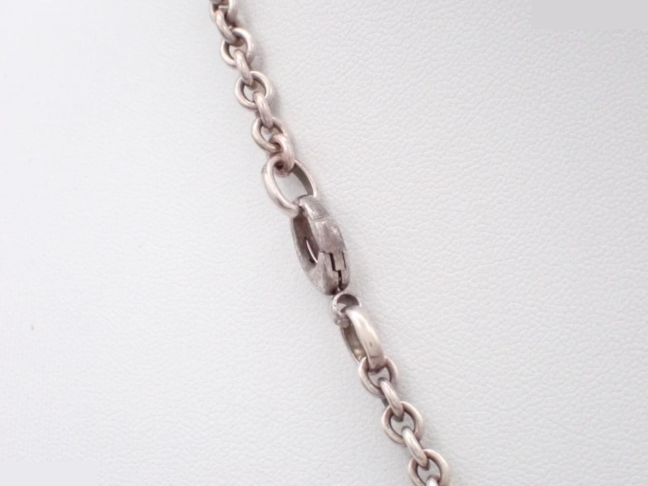 Interlocking Necklace, Silver, 925/28.0g — view 2