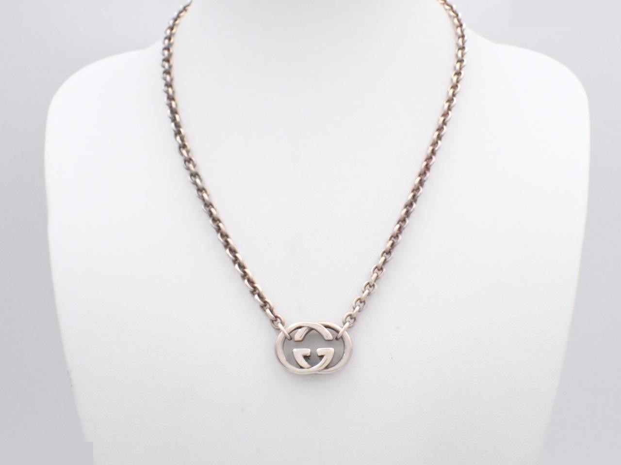 Interlocking Necklace, Silver, 925/28.0g — view 3