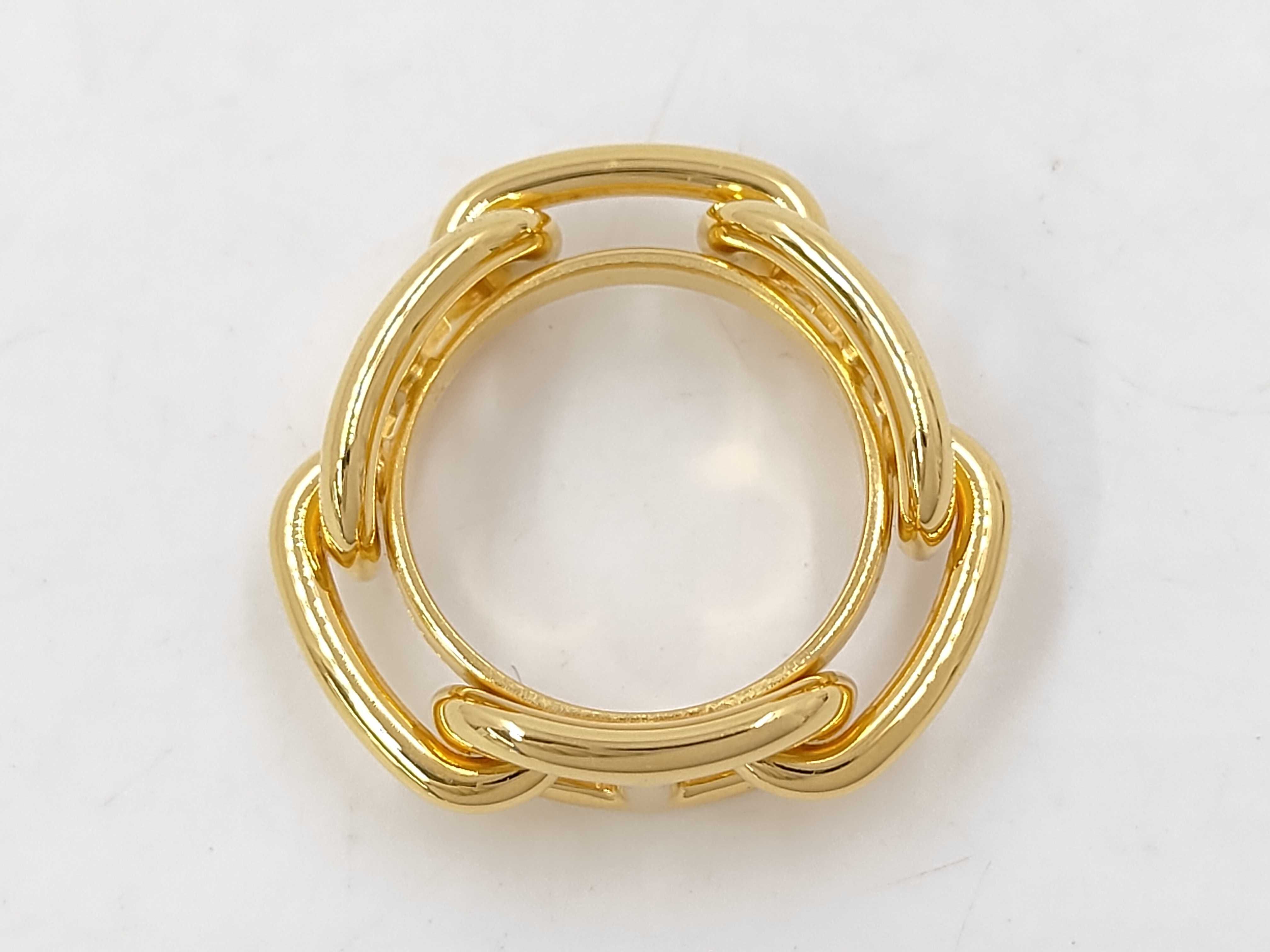 scarf ring, gold, other accessories — view 2