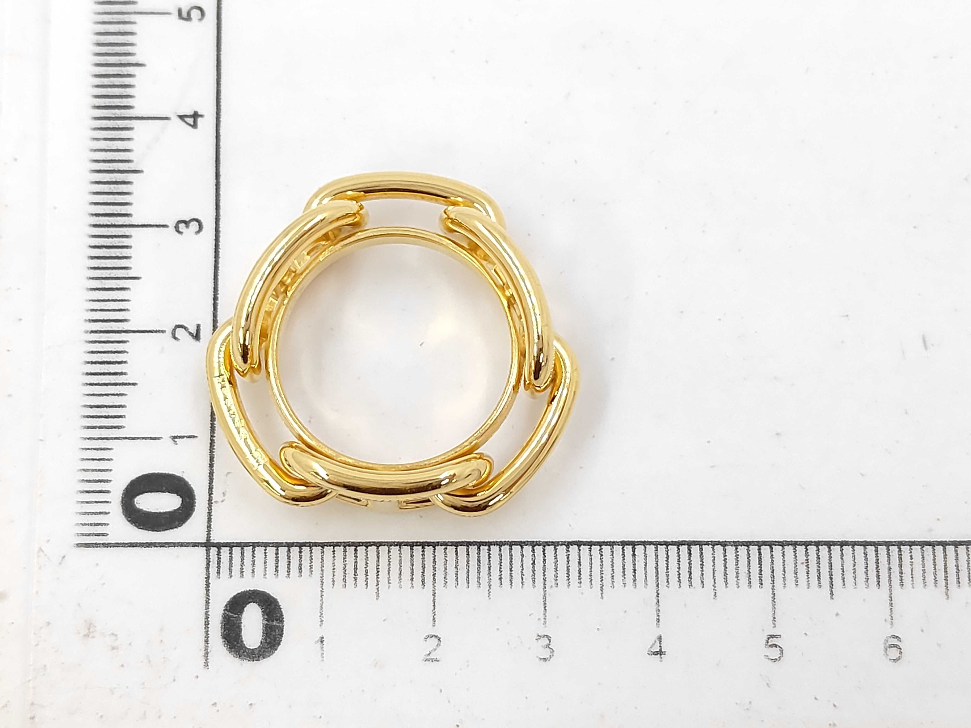 scarf ring, gold, other accessories — view 7