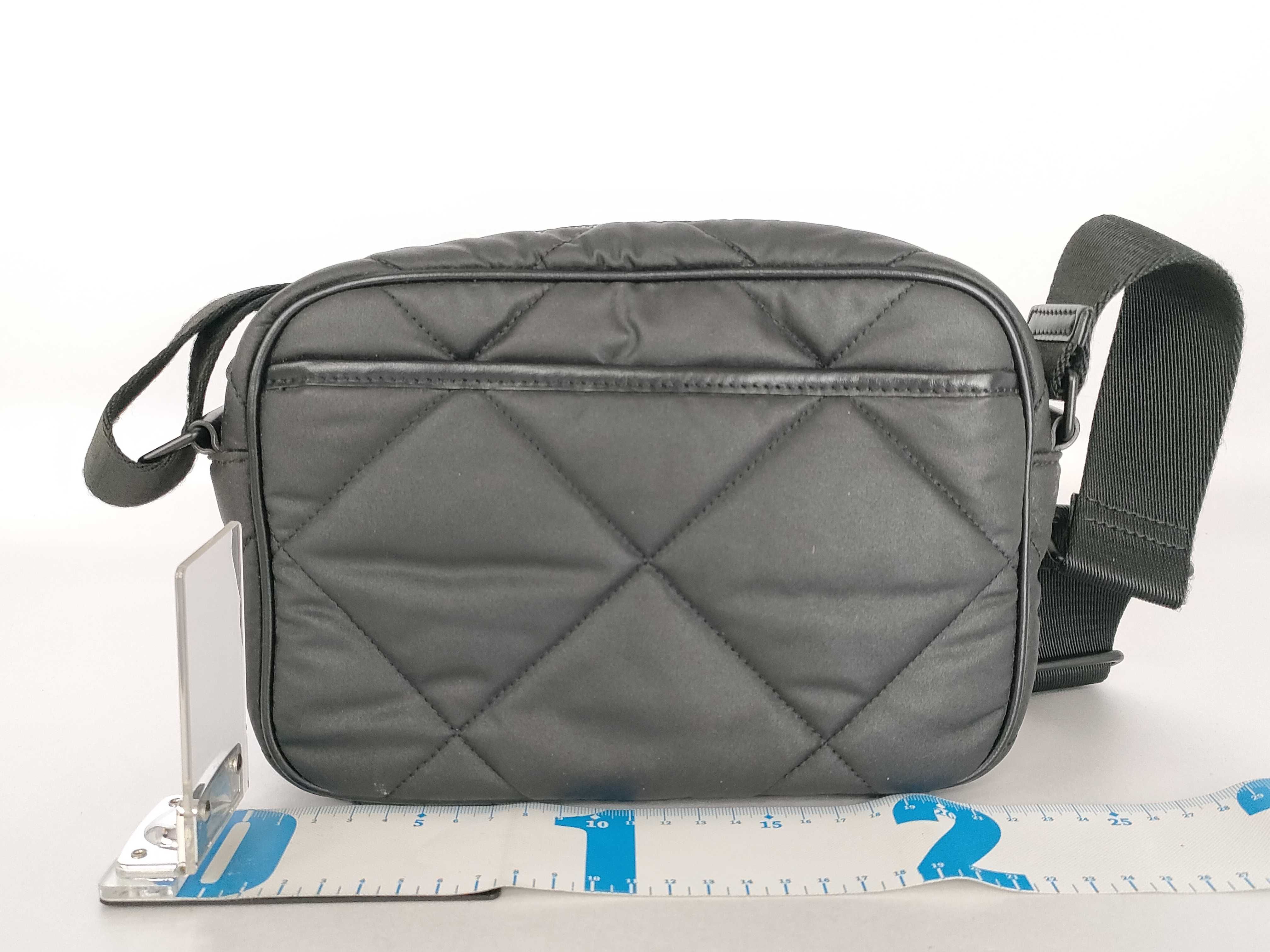 Shoulder Bag, Quilted, Black — view 2