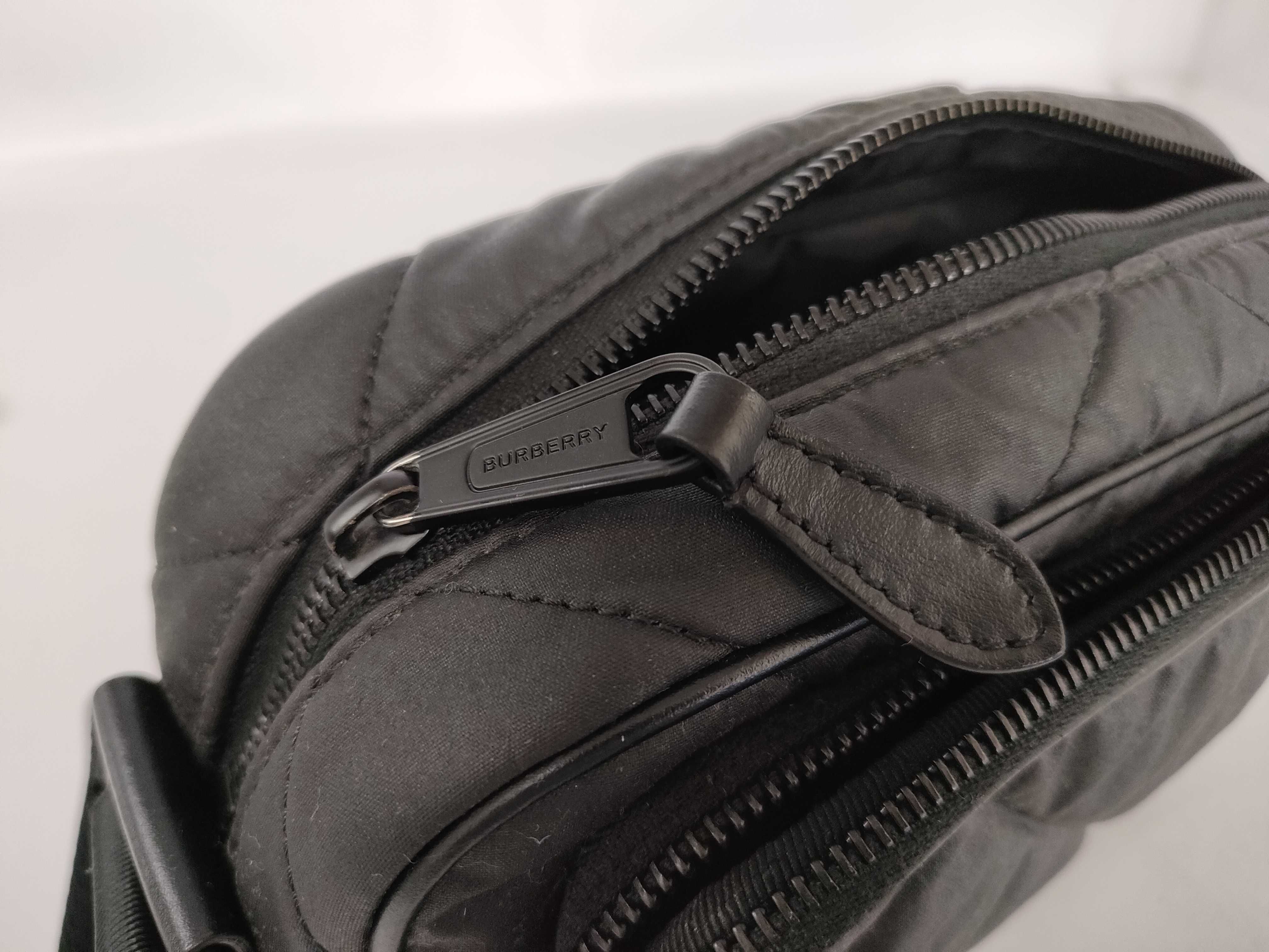 Shoulder Bag, Quilted, Black — view 13