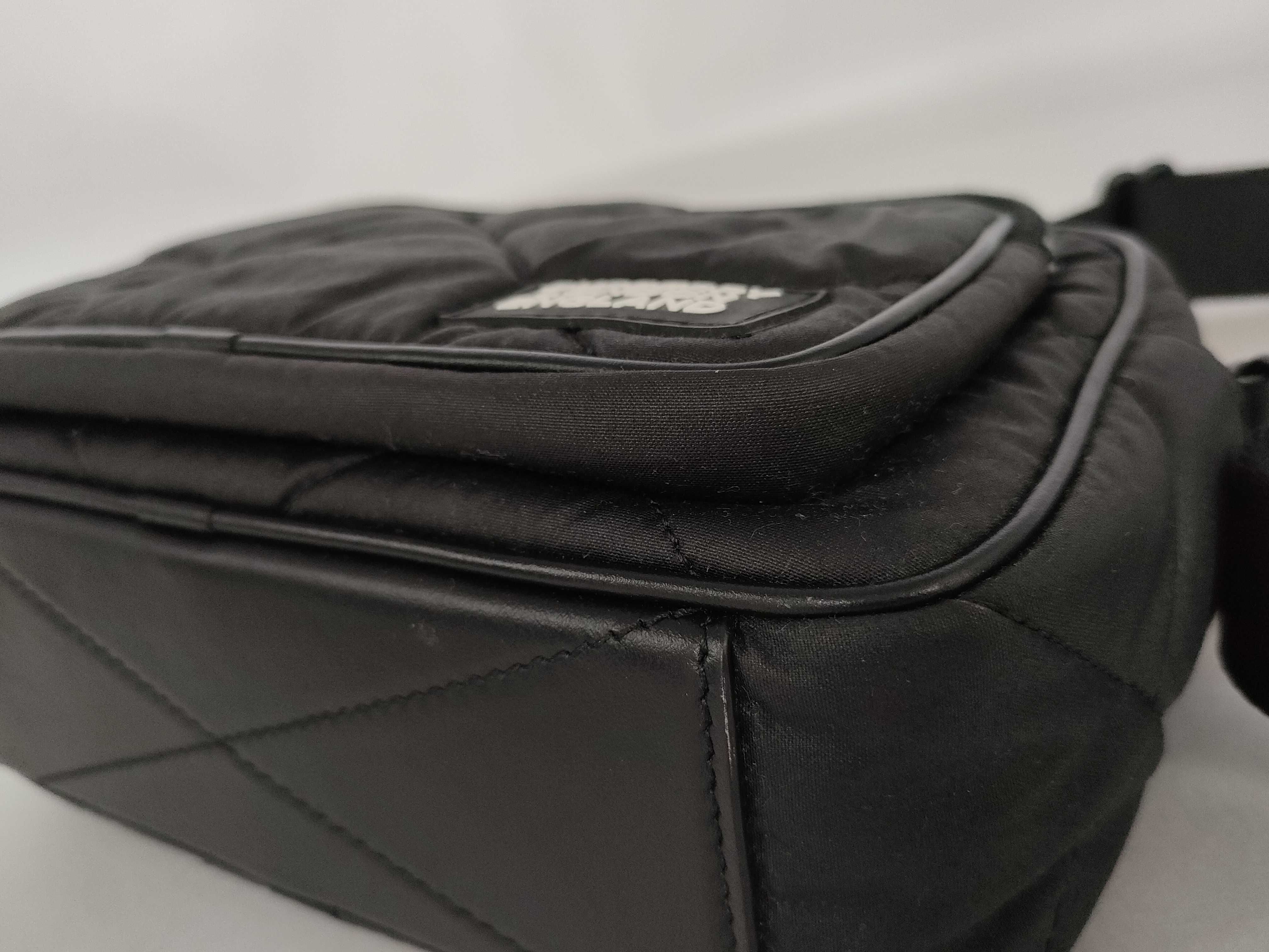 Shoulder Bag, Quilted, Black — view 6