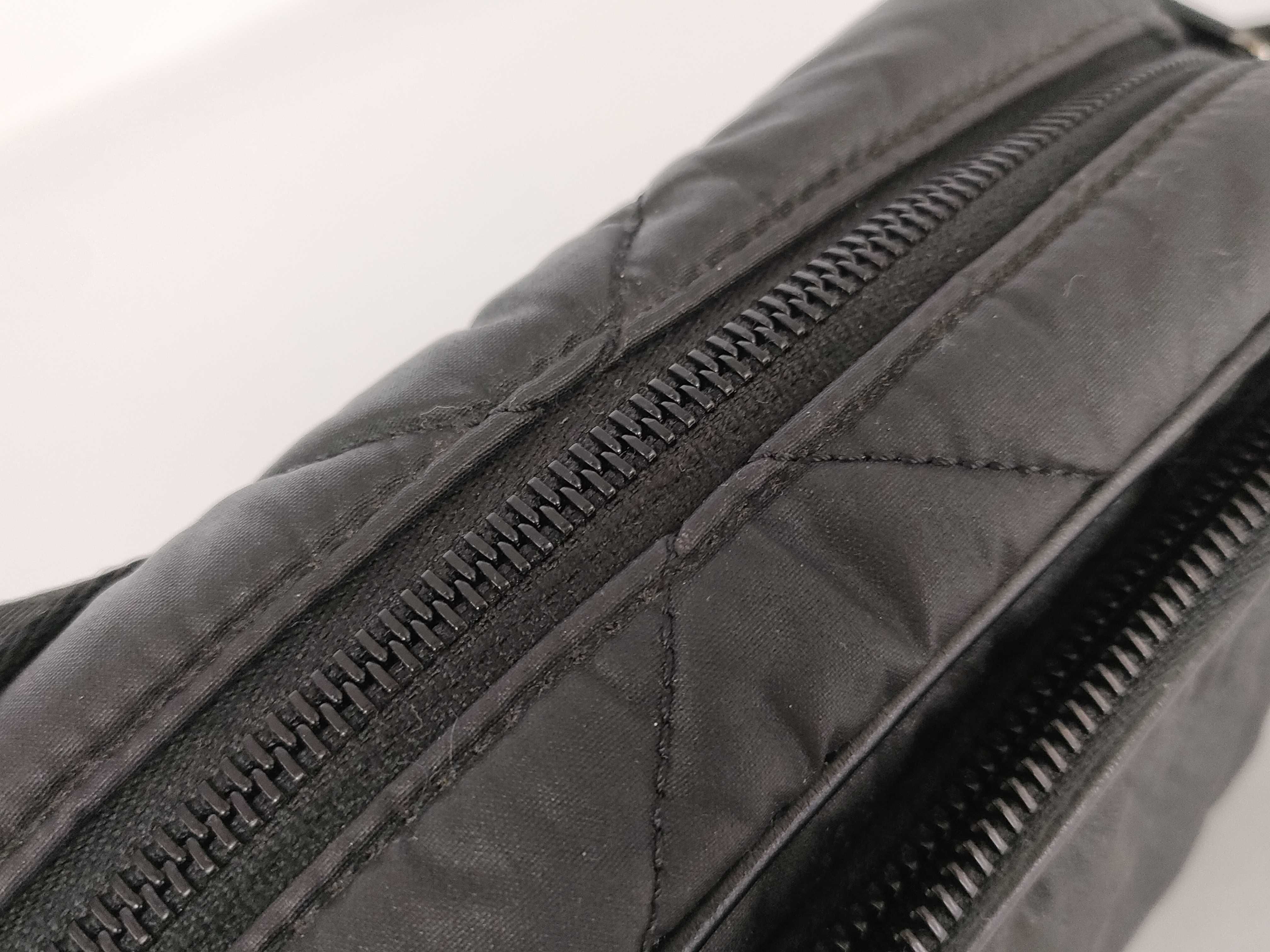 Shoulder Bag, Quilted, Black — view 8