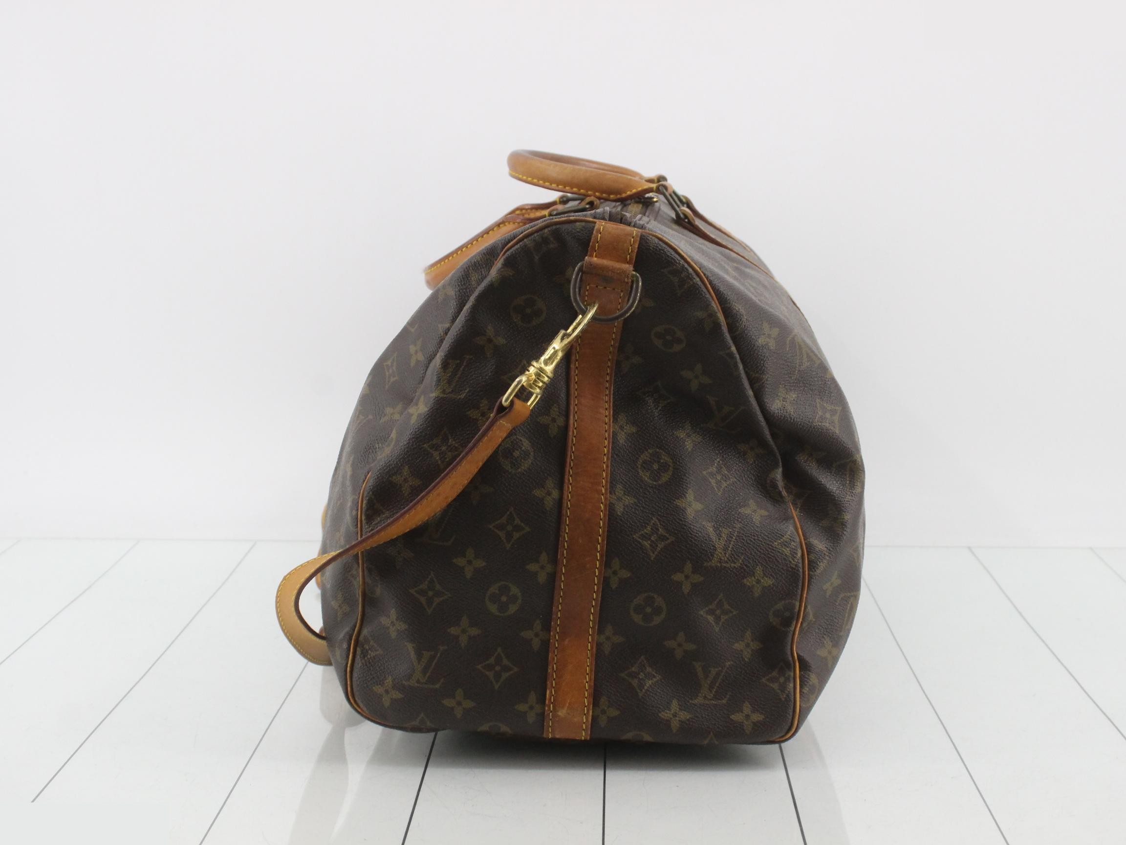 LV Monogram Keepall Bandoulière 55 2-Way Bag — view 3