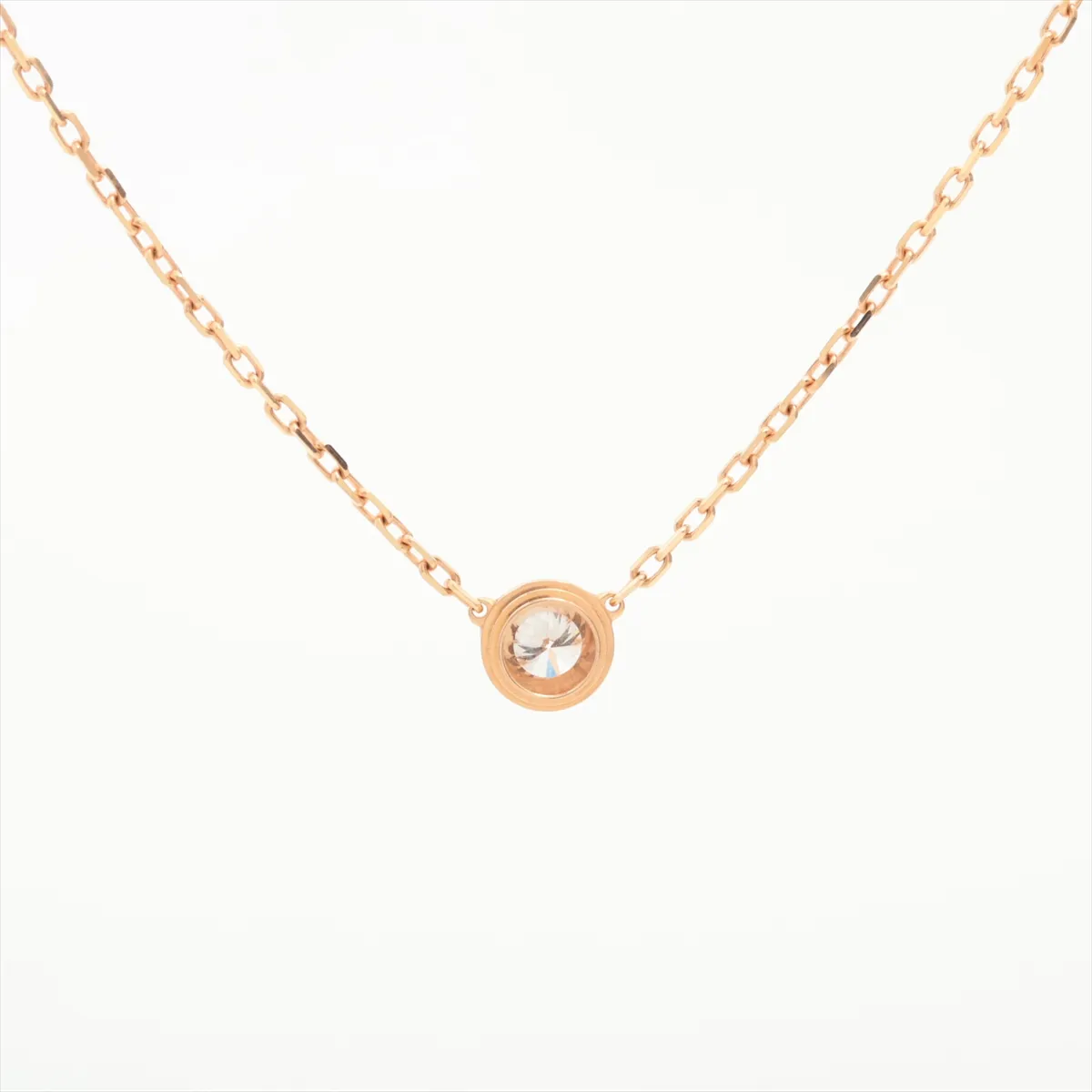 Damour LM Diamond Necklace, 750 (PG), 2.9g, XFG681 — view 2