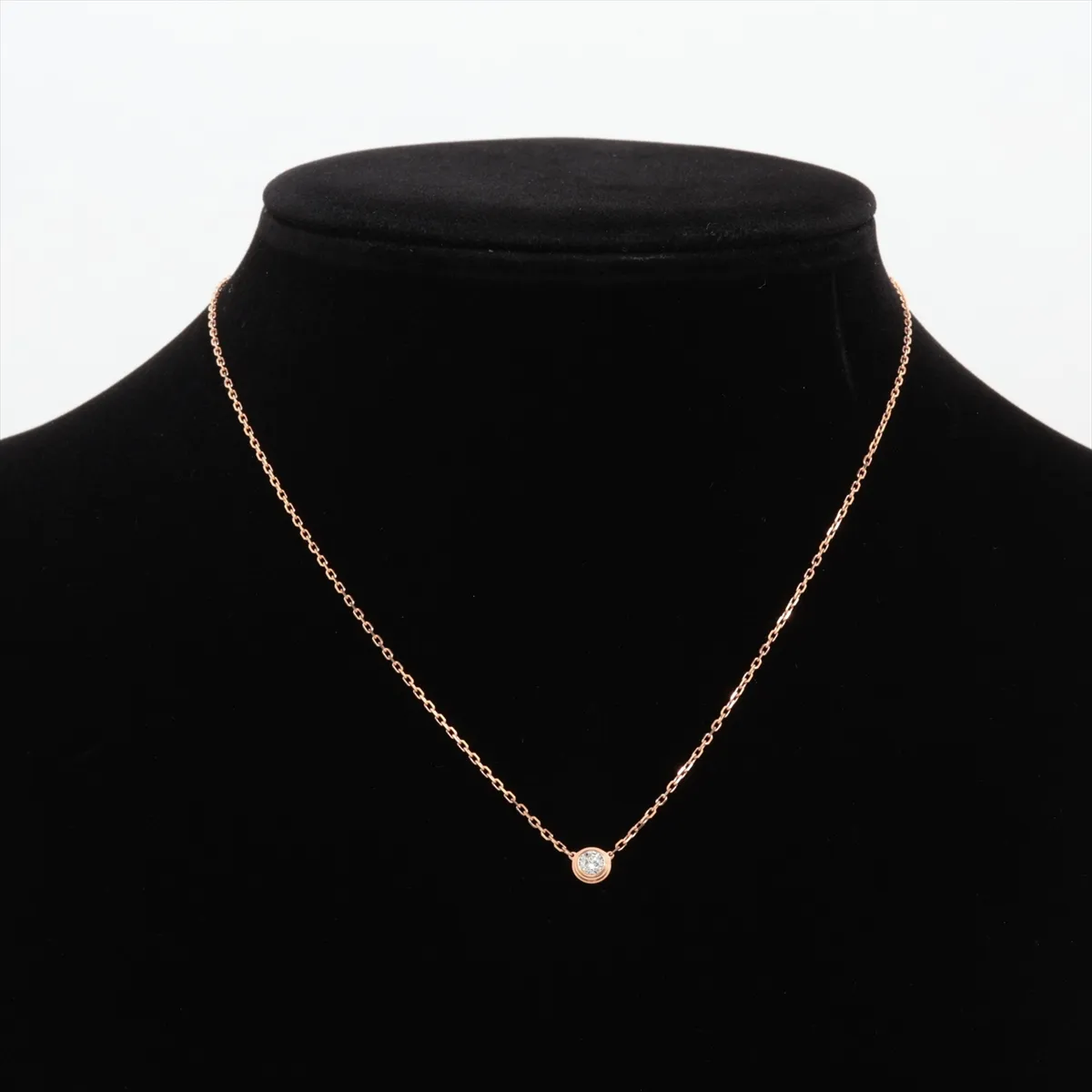 Damour LM Diamond Necklace, 750 (PG), 2.9g, XFG681 — view 5