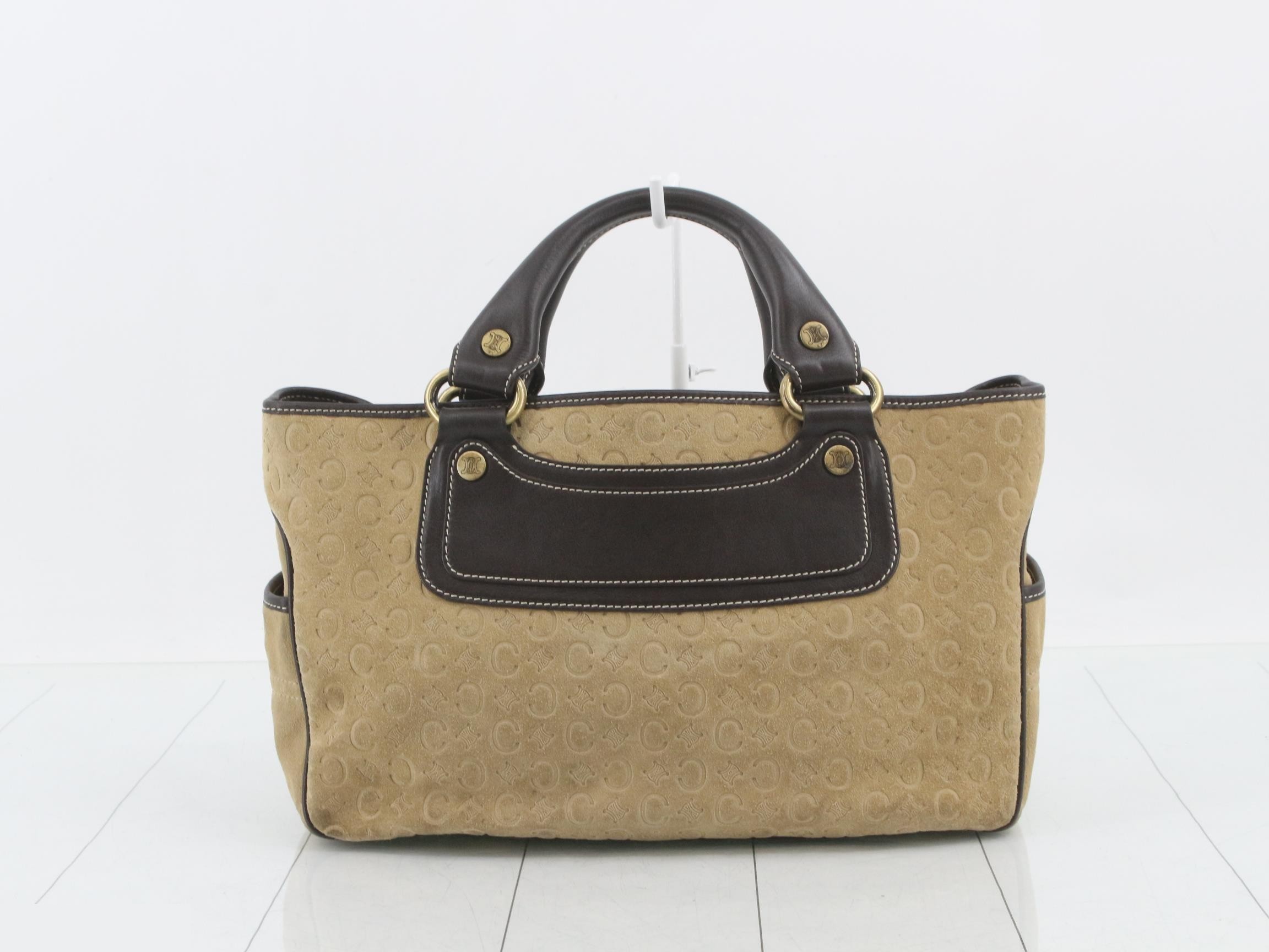 Other lines: Bags & Handbags, C Macadam pattern, Suede, Beige — view 2