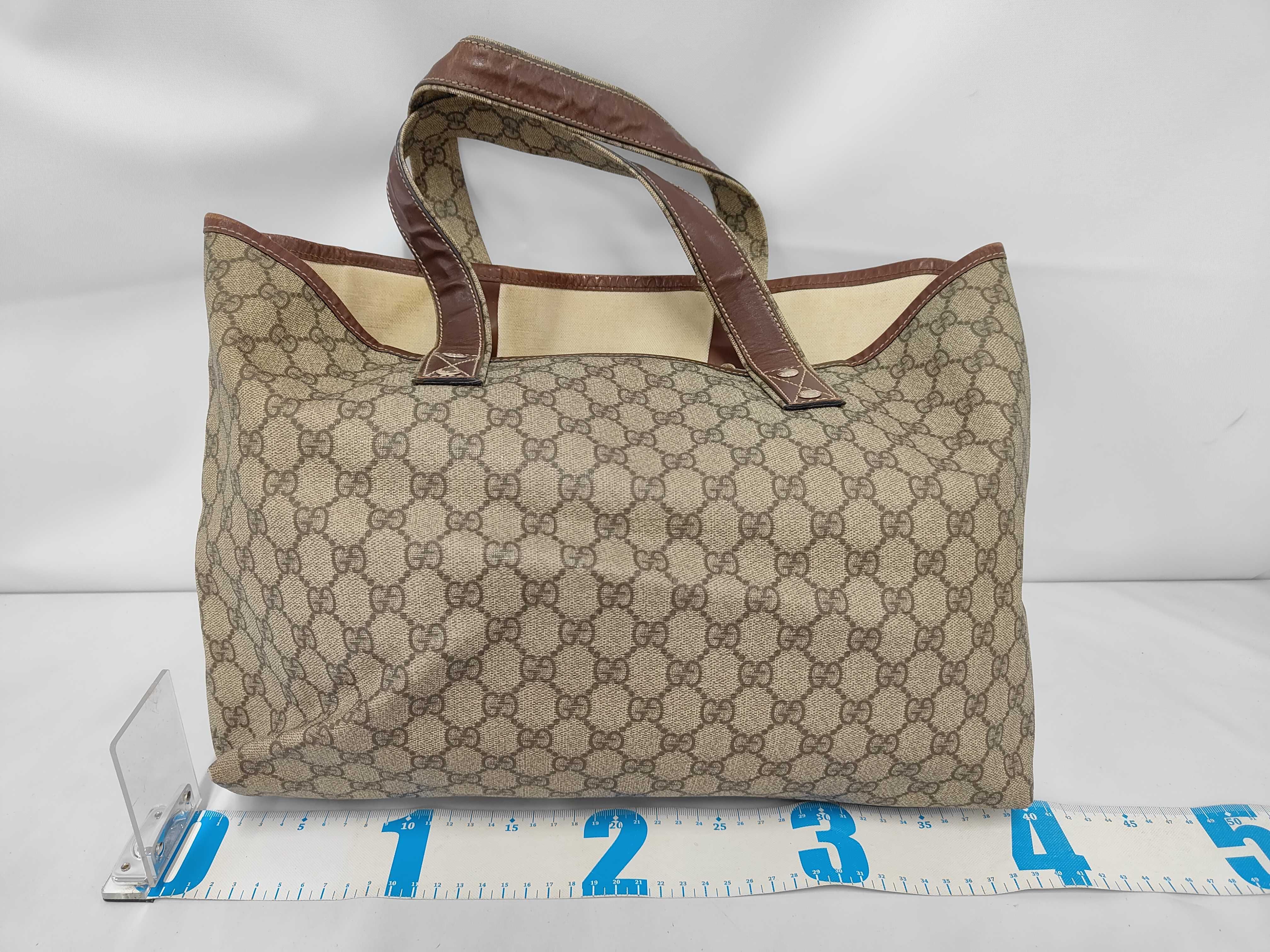 211134 001998 Sherry Line GG Supreme GG Pattern Tote Bag — view 2