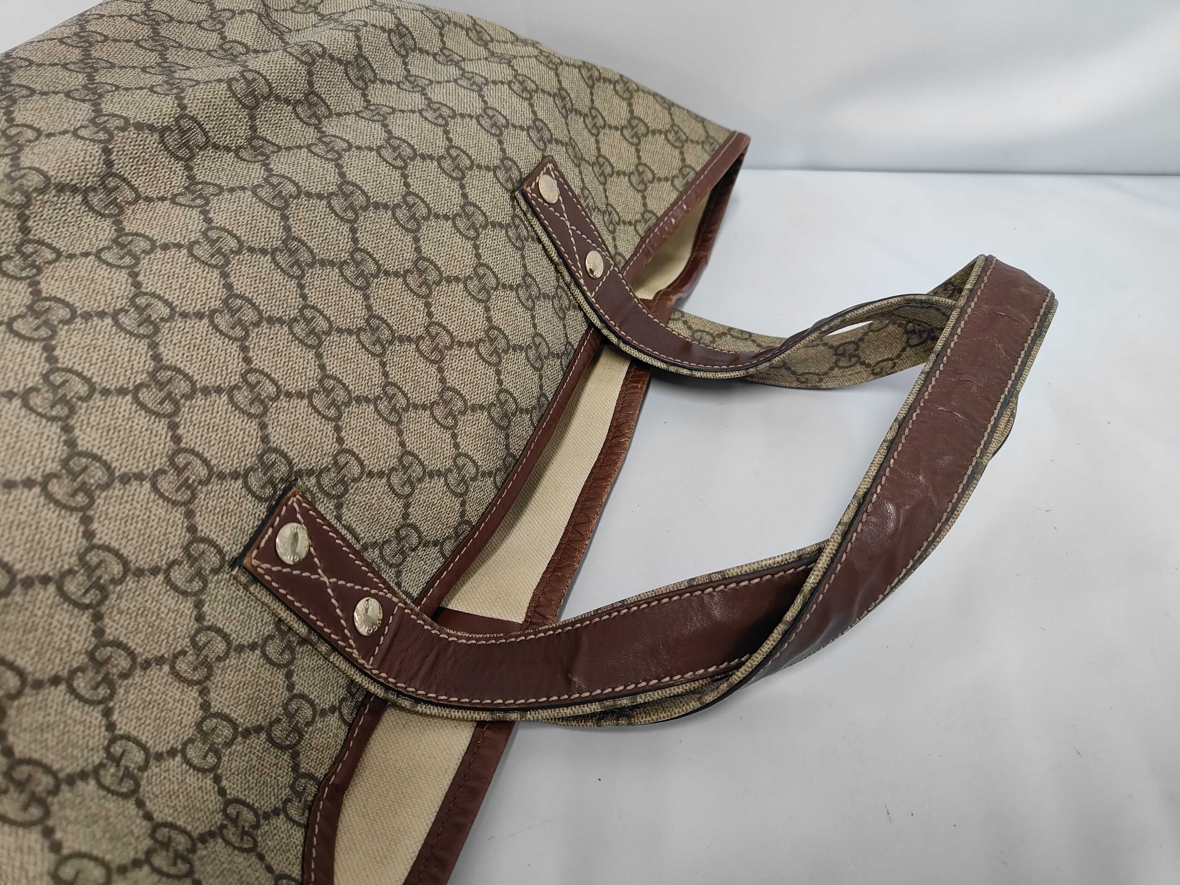 211134 001998 Sherry Line GG Supreme GG Pattern Tote Bag — view 5