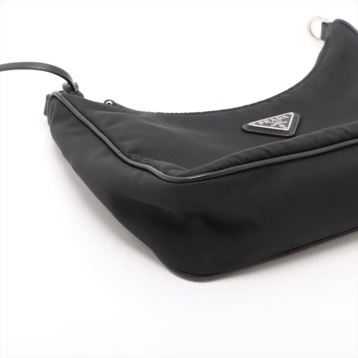 Tessuto Nylon x Leather 2WAY Shoulder Bag Black — view 4