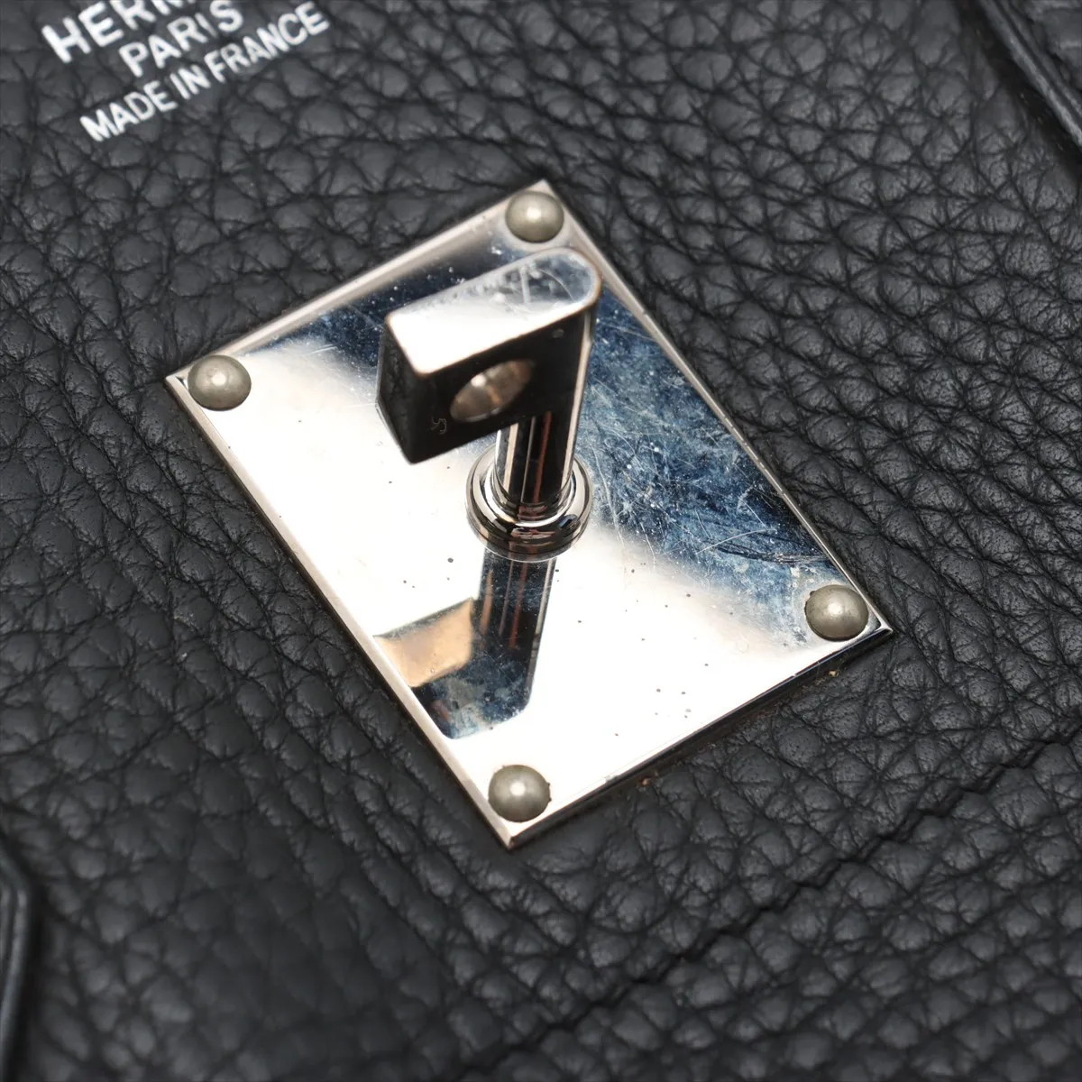 [Individually wrapped] Hermes Shoulder Birkin Taurillon Clemence Black Silver Hardware I:2005 — view 13