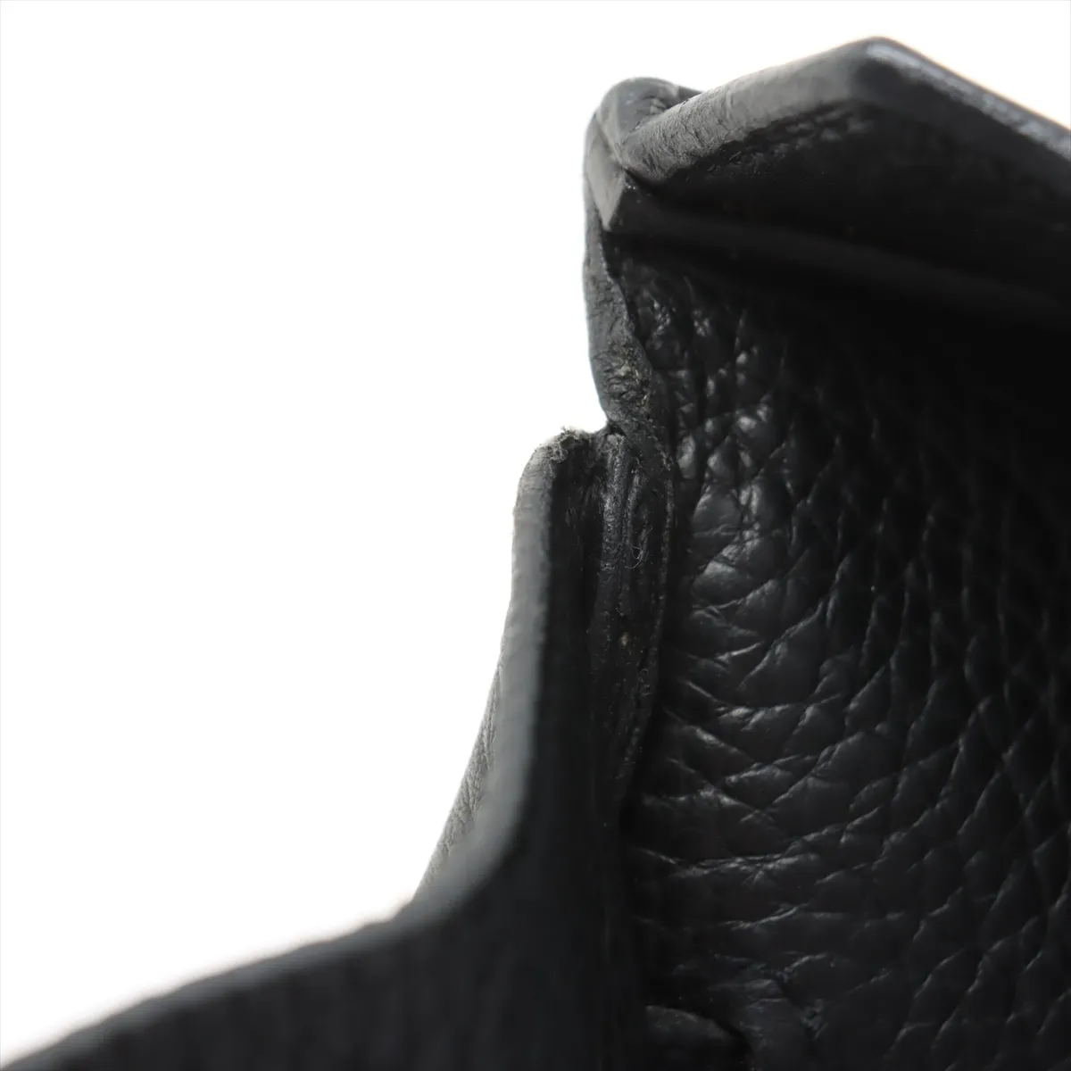[Individually wrapped] Hermes Shoulder Birkin Taurillon Clemence Black Silver Hardware I:2005 — view 14
