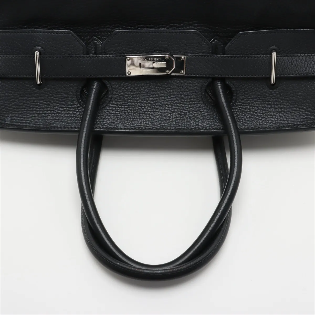[Individually wrapped] Hermes Shoulder Birkin Taurillon Clemence Black Silver Hardware I:2005 — view 5