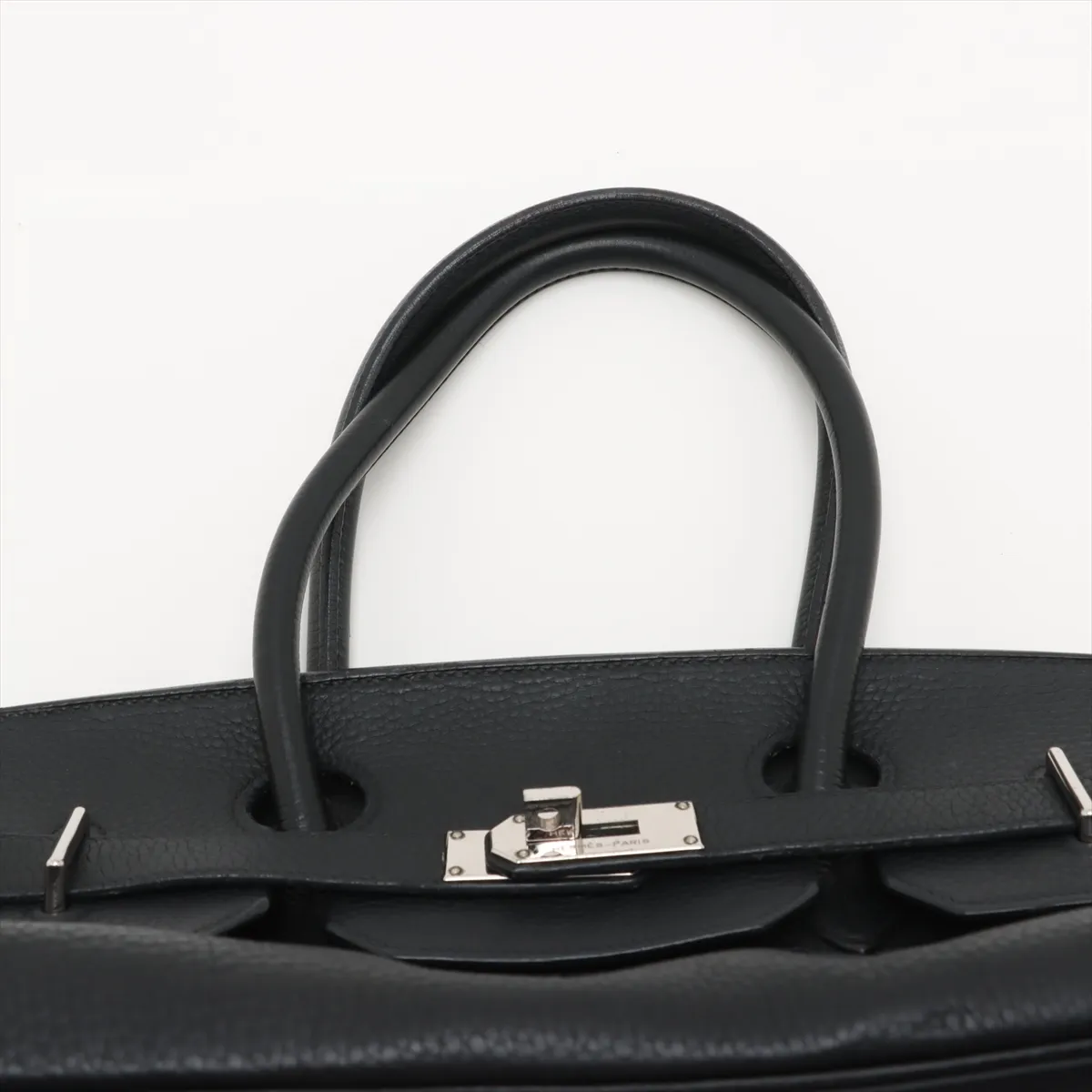 [Individually wrapped] Hermes Shoulder Birkin Taurillon Clemence Black Silver Hardware I:2005 — view 6