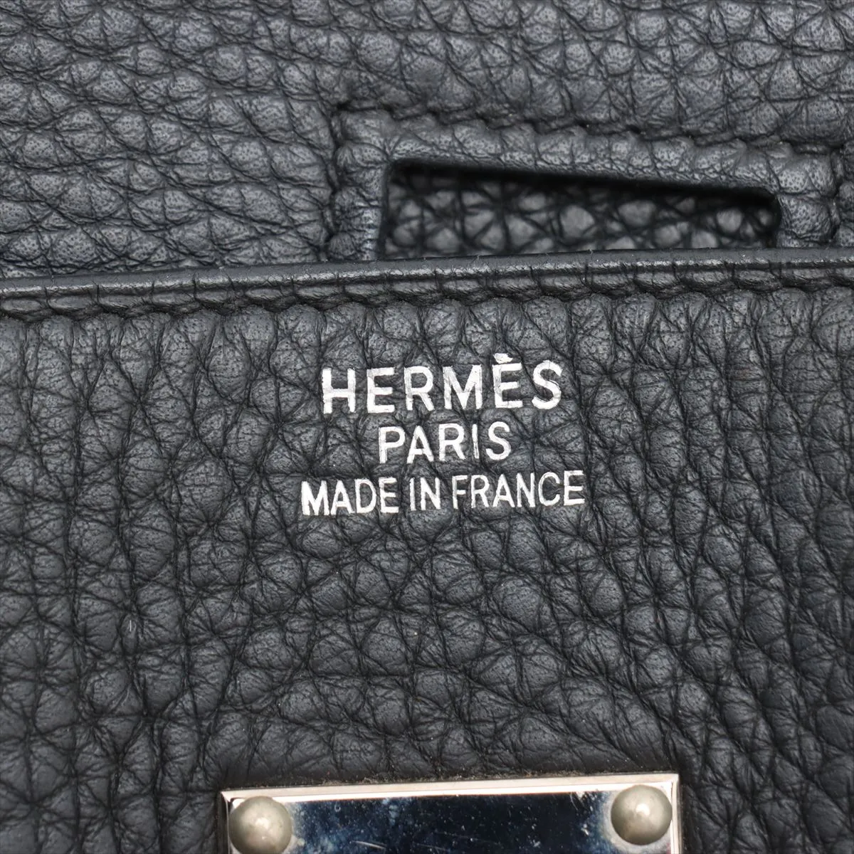 [Individually wrapped] Hermes Shoulder Birkin Taurillon Clemence Black Silver Hardware I:2005 — view 8