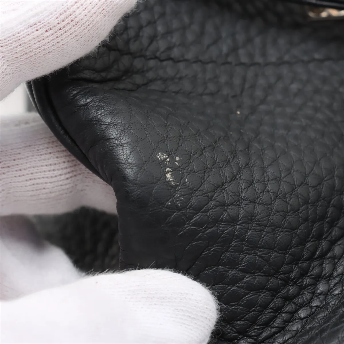 [Individually wrapped] Hermes Shoulder Birkin Taurillon Clemence Black Silver Hardware I:2005 — view 10