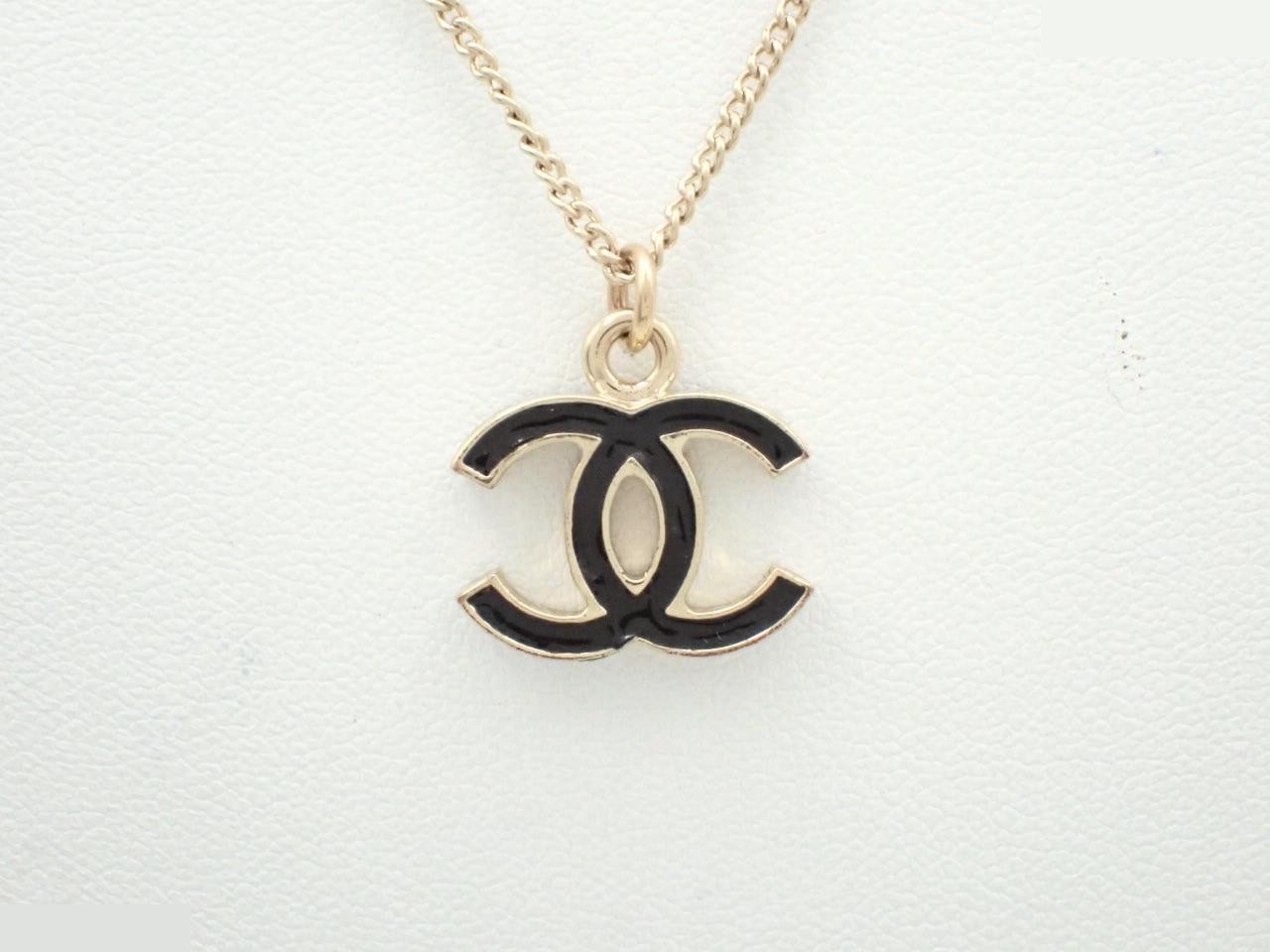 07V Coco Mark Black Chain approx. 44cm