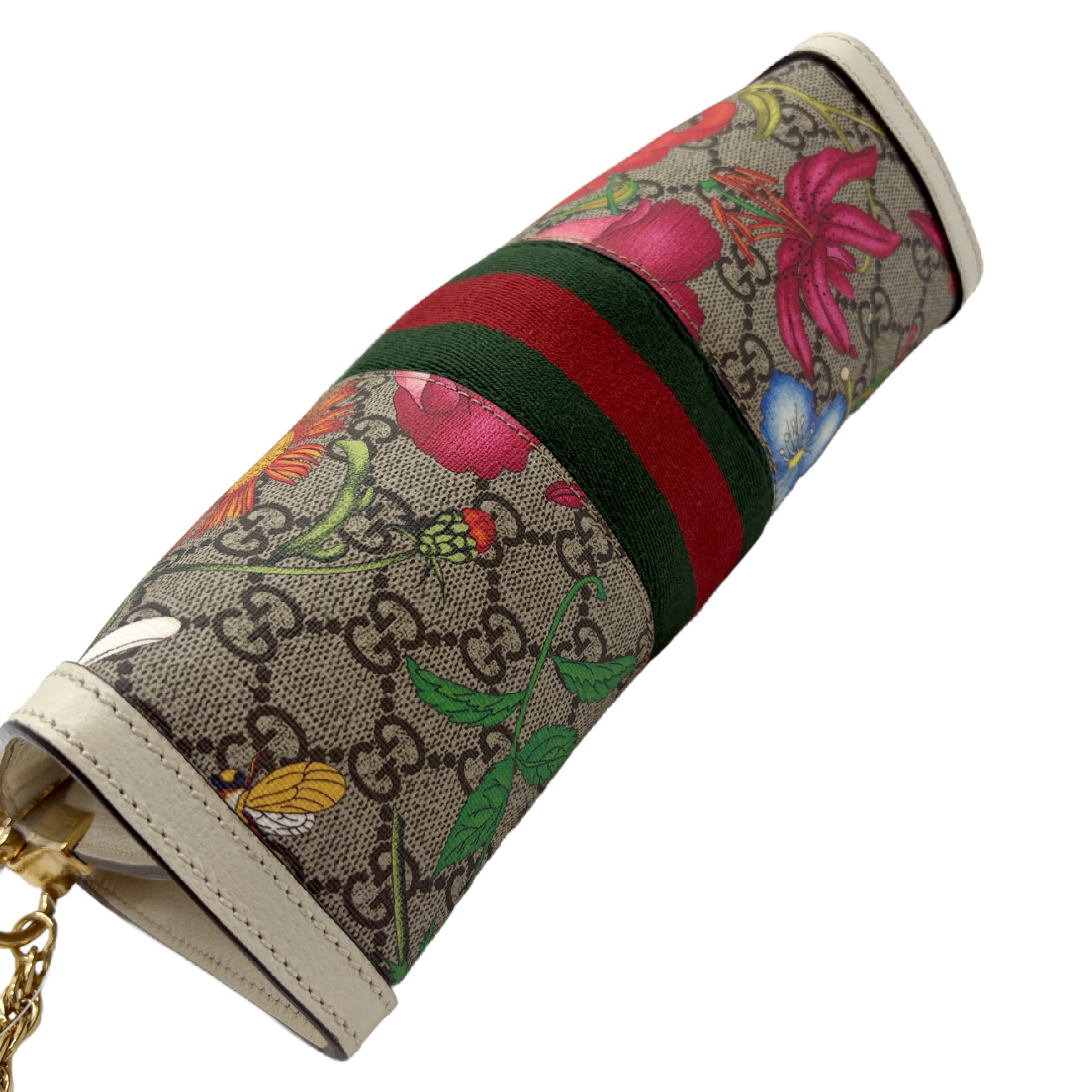 Ophidia GG Flora Shoulder Bag — view 4