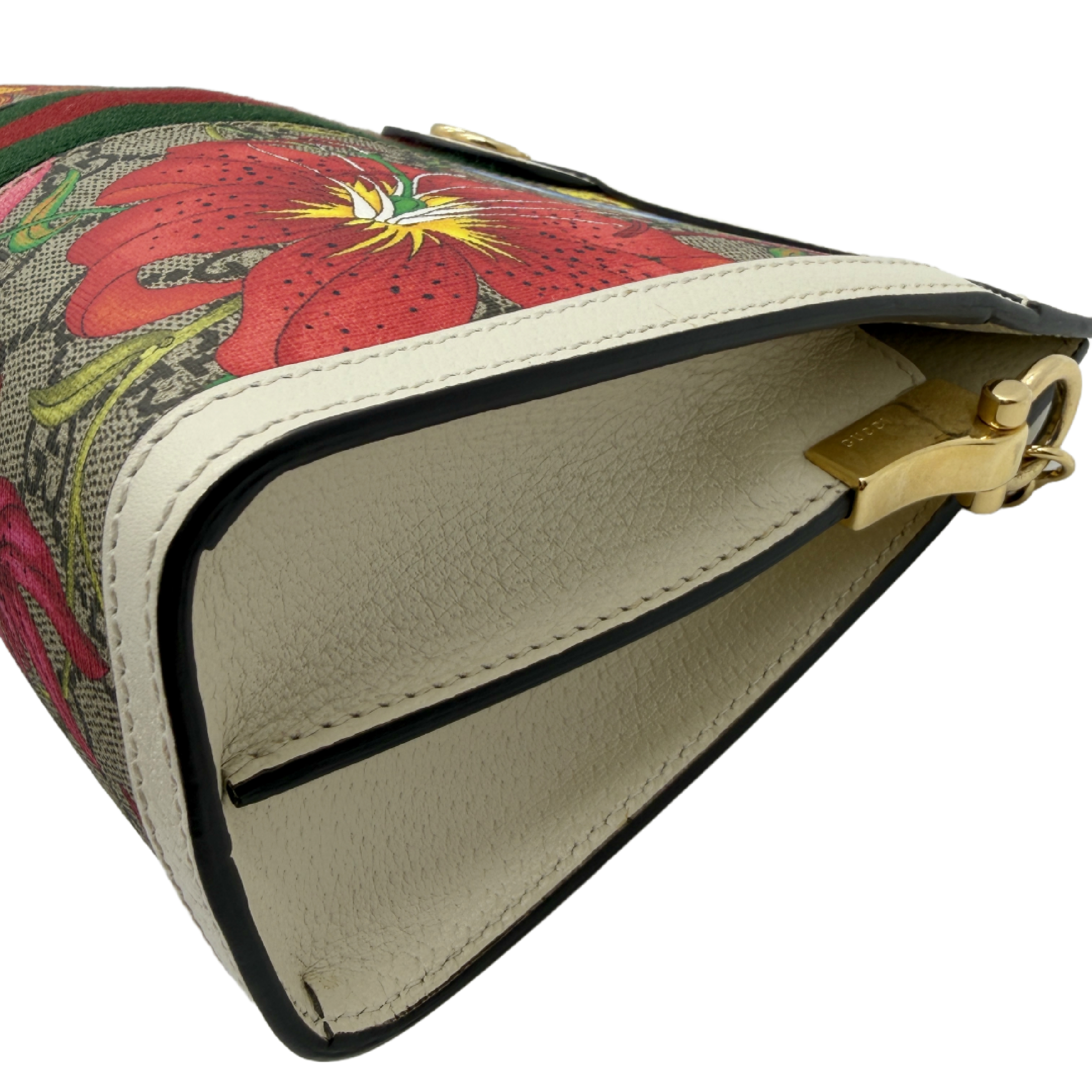 Ophidia GG Flora Shoulder Bag — view 5