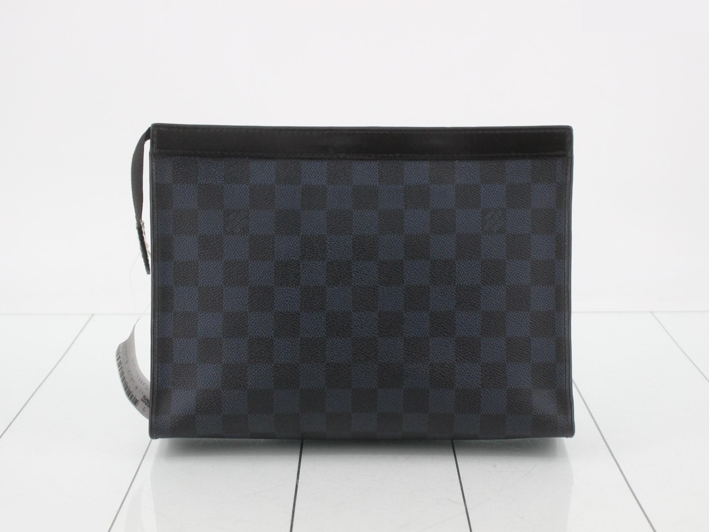 Damier Cobalt America's Cup Pochette Voyage MM Clutch Bag — view 2