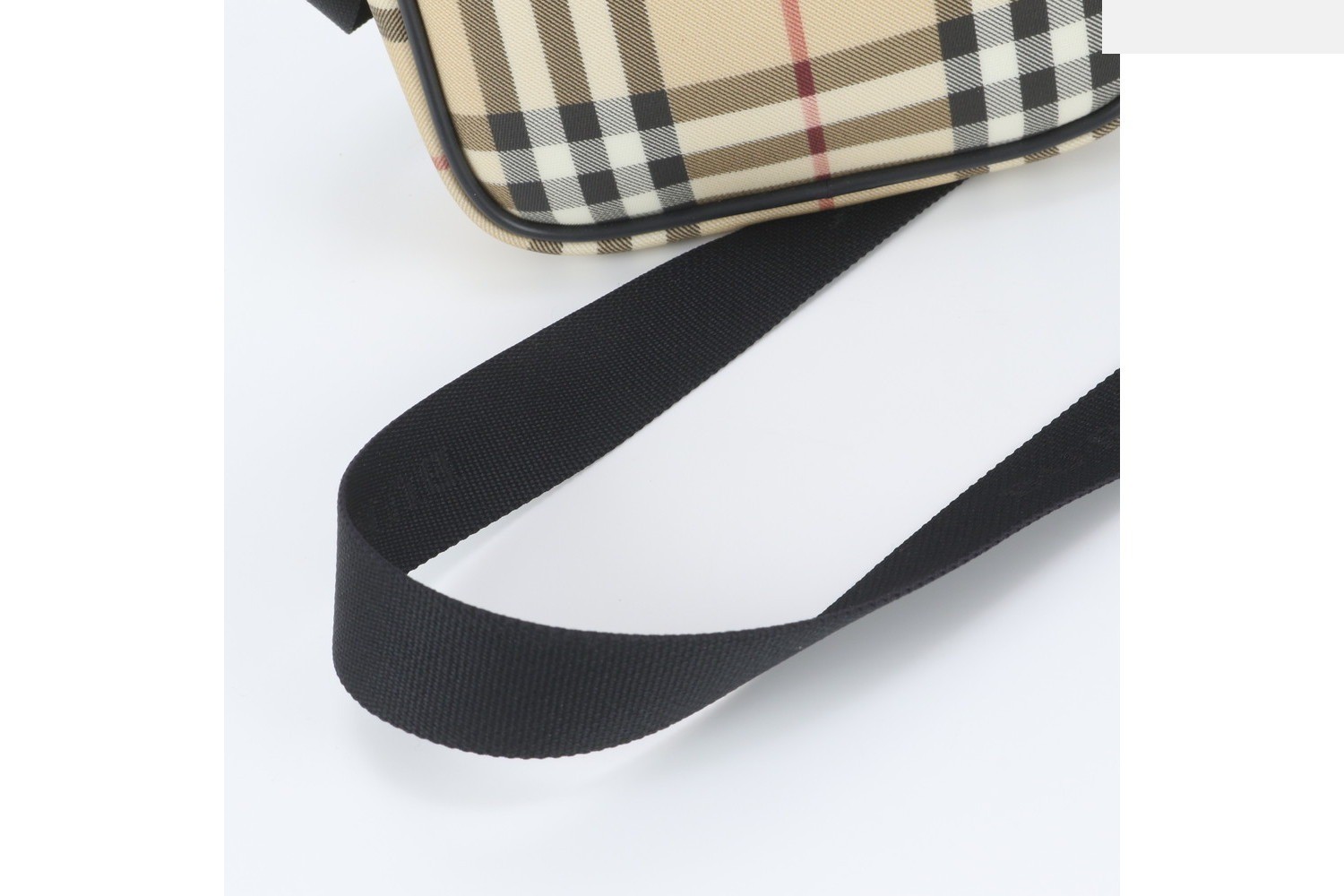 Checkered Leather Shoulder Bag (Crossbody) — view 2