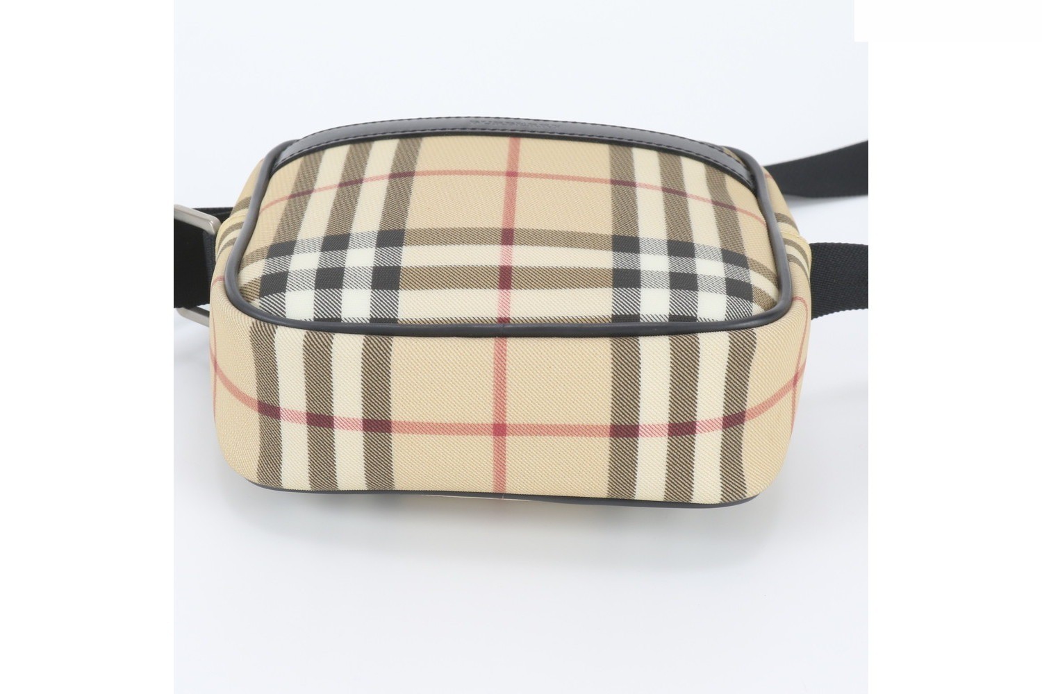 Checkered Leather Shoulder Bag (Crossbody) — view 6