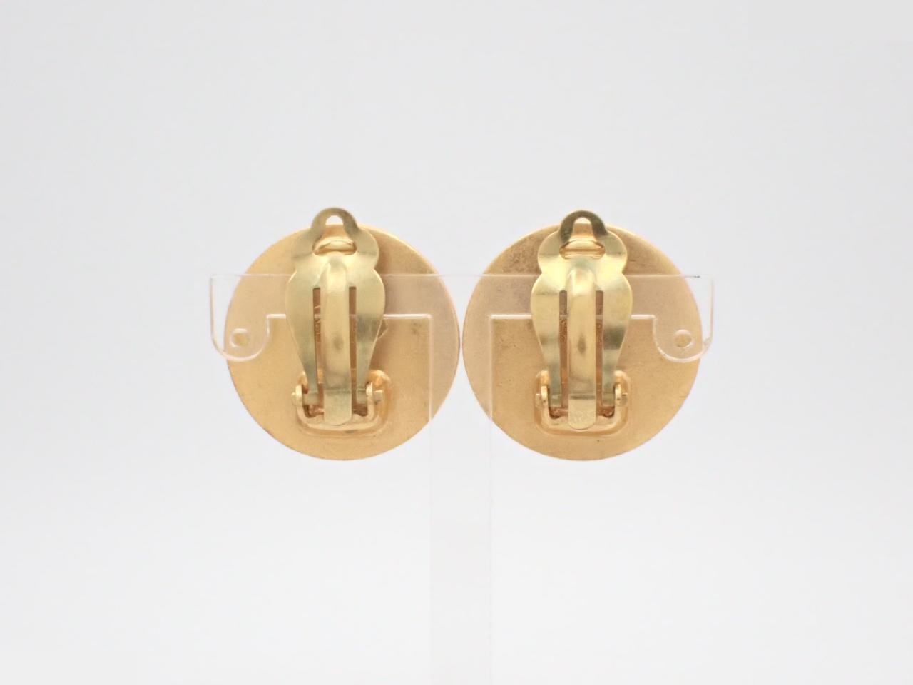 Coco Mark Gold Earrings — view 2