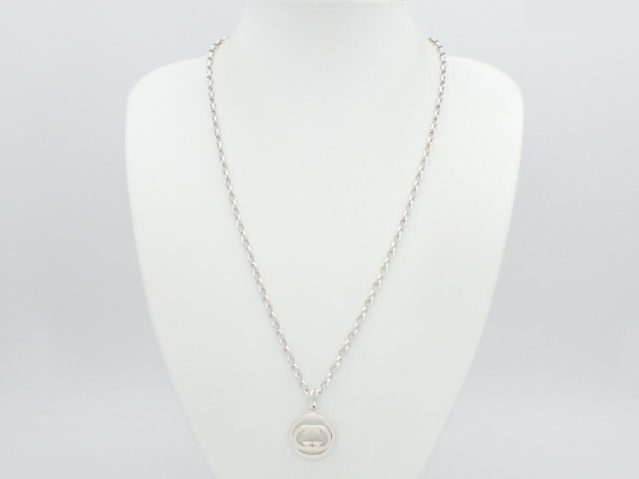 Interlocking Necklace, 925 Sterling Silver, 15.7g, Chain approx. 54cm — view 3
