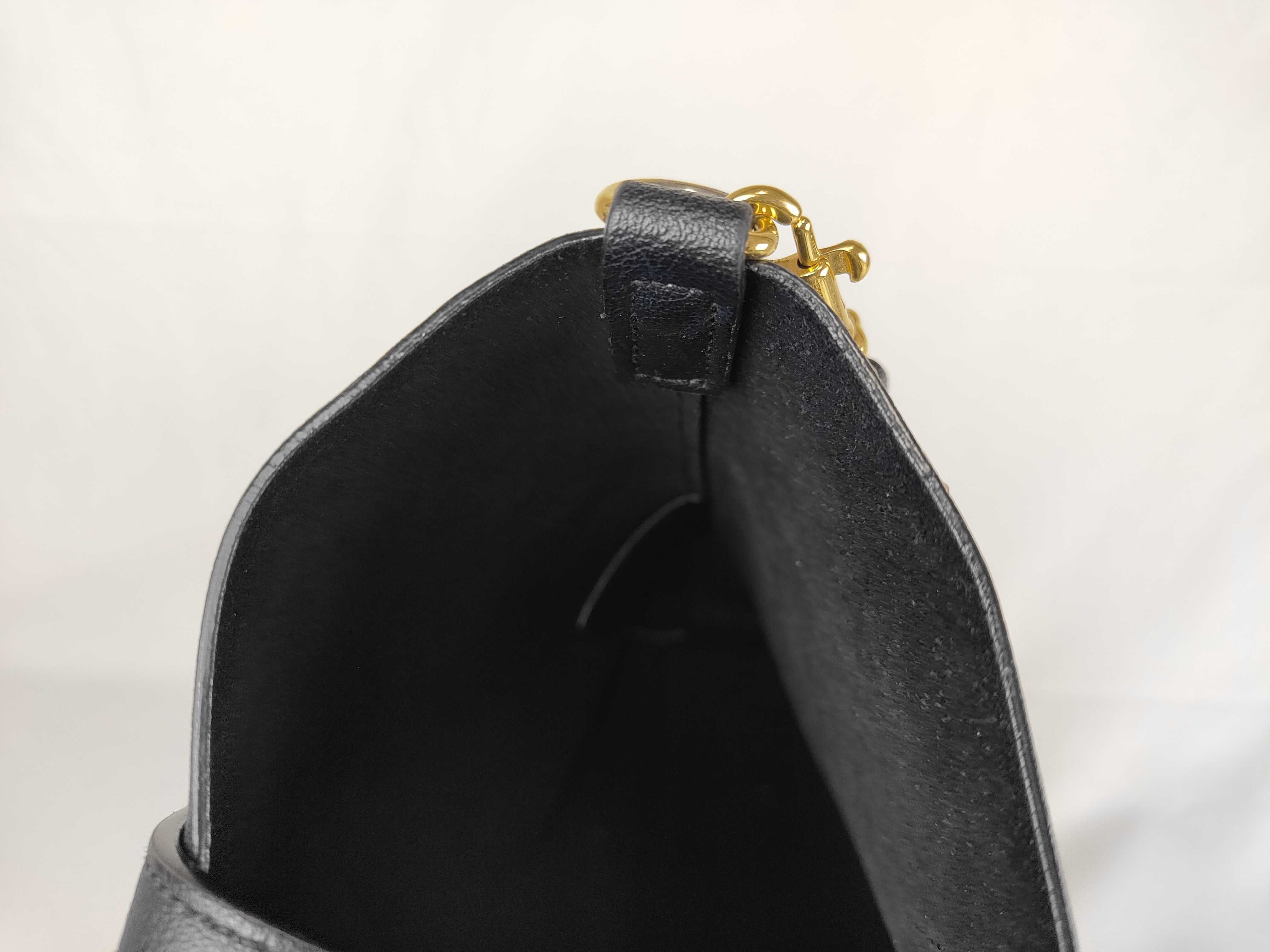 Toy Shopping Leather 2-Way Tote Bag, Black Handbag — view 14