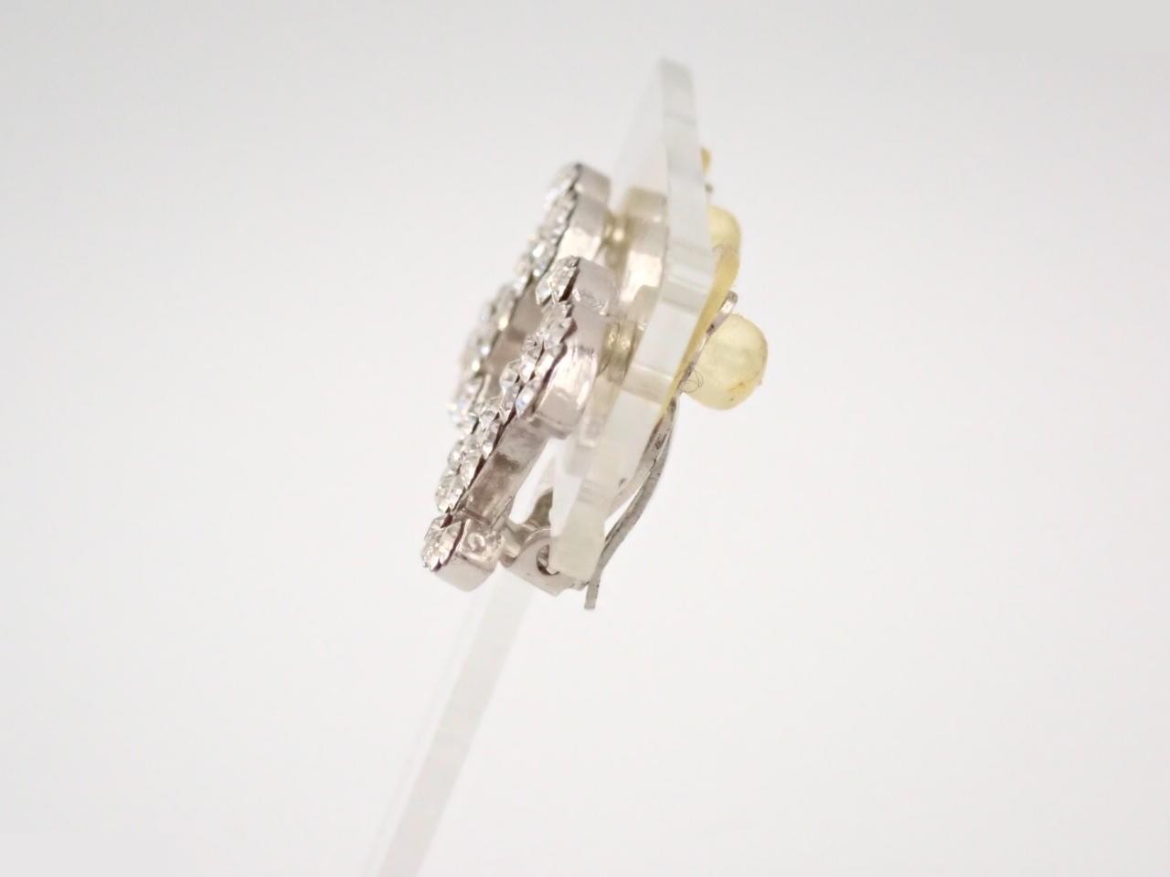 Coco Mark Rhinestone Earrings — view 3