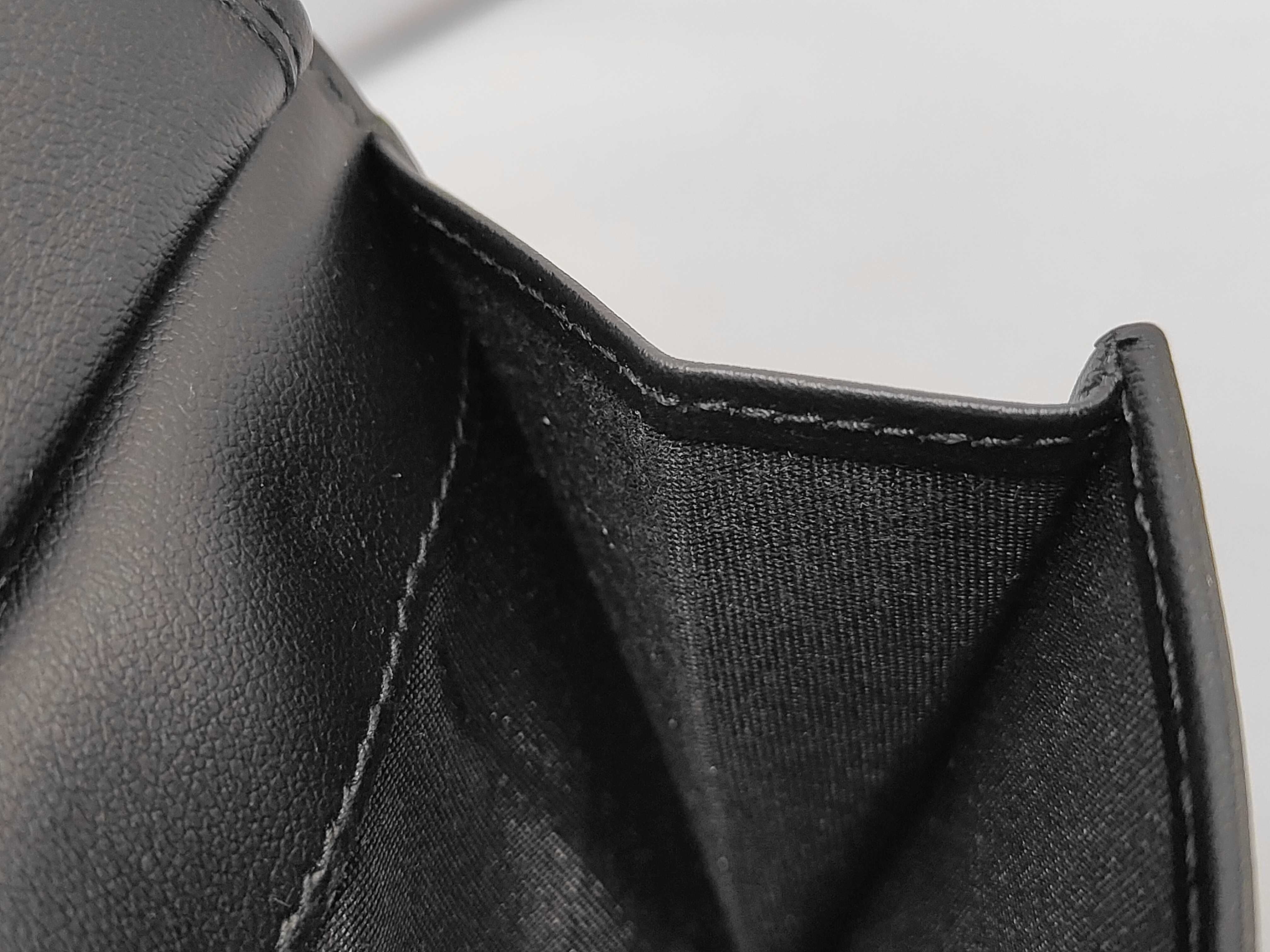 CD ICON Leather Bi-fold Wallet, Black — view 11