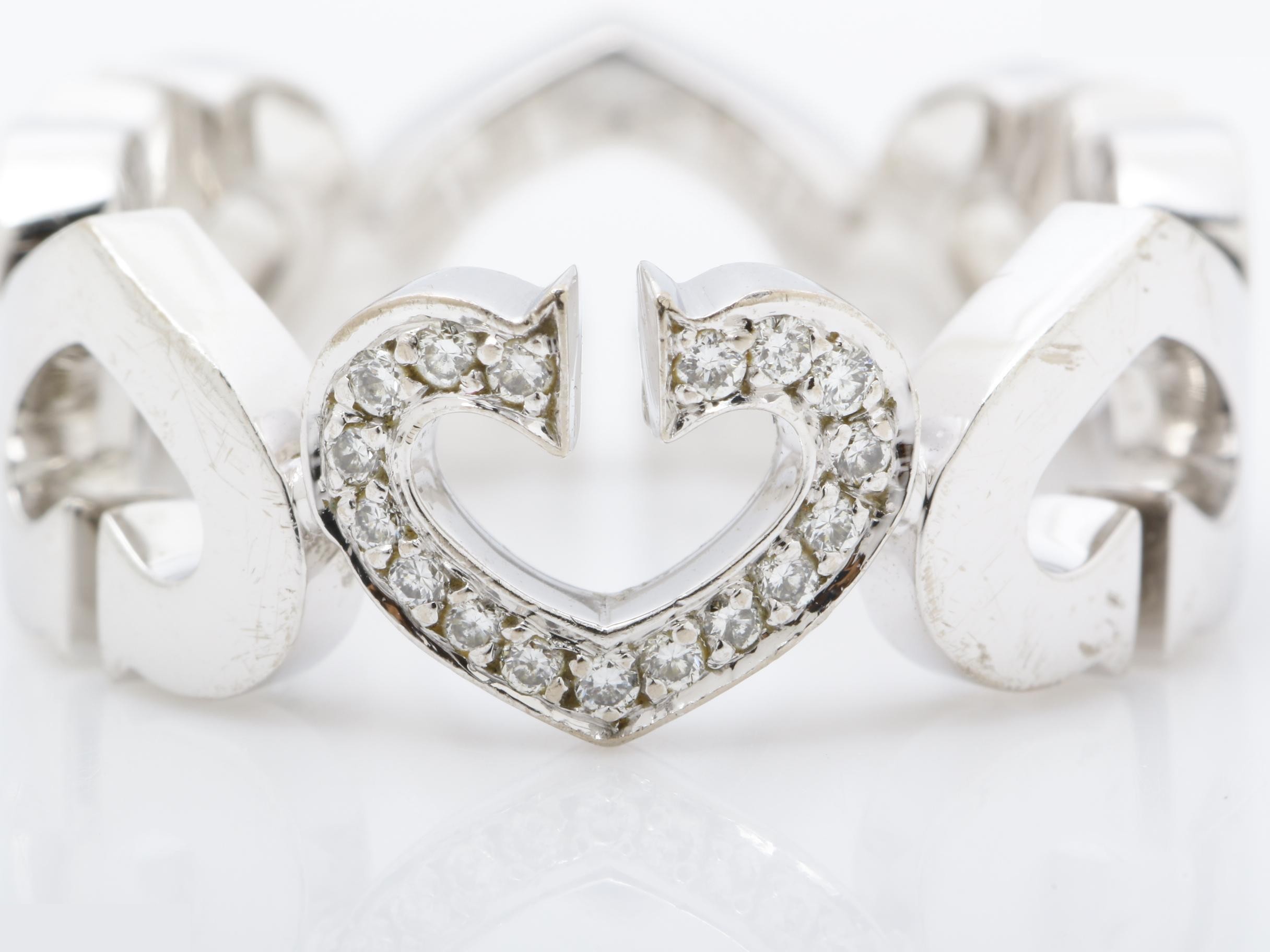 750WG Diamond C Heart 7.3g #49 — view 2