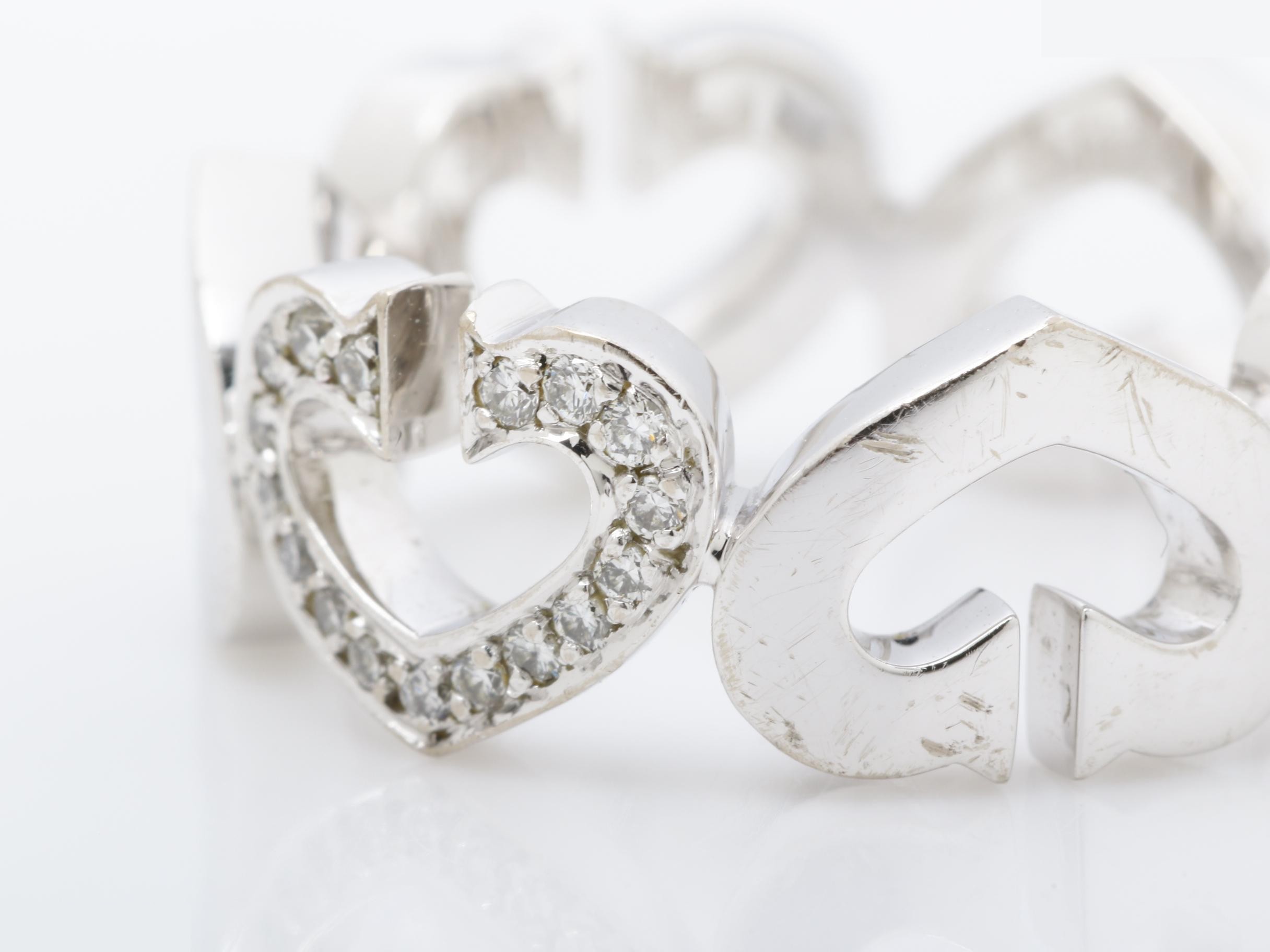 750WG Diamond C Heart 7.3g #49 — view 3