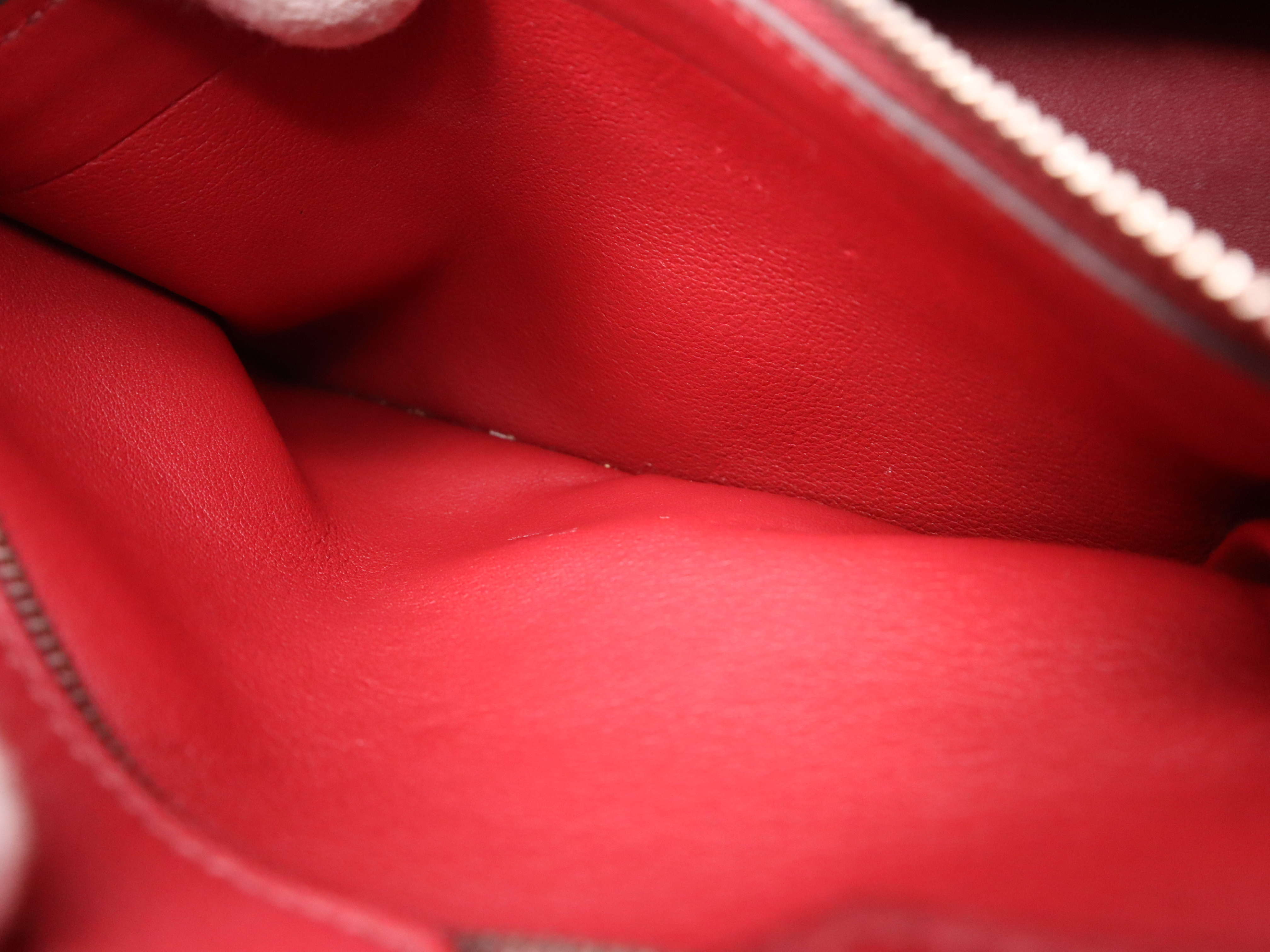 Birkin 25 Handbag, Swift Leather, X Stamp, Silver Hardware, Red, Includes Clochette, Padlock, and 2 Keys. — view 13