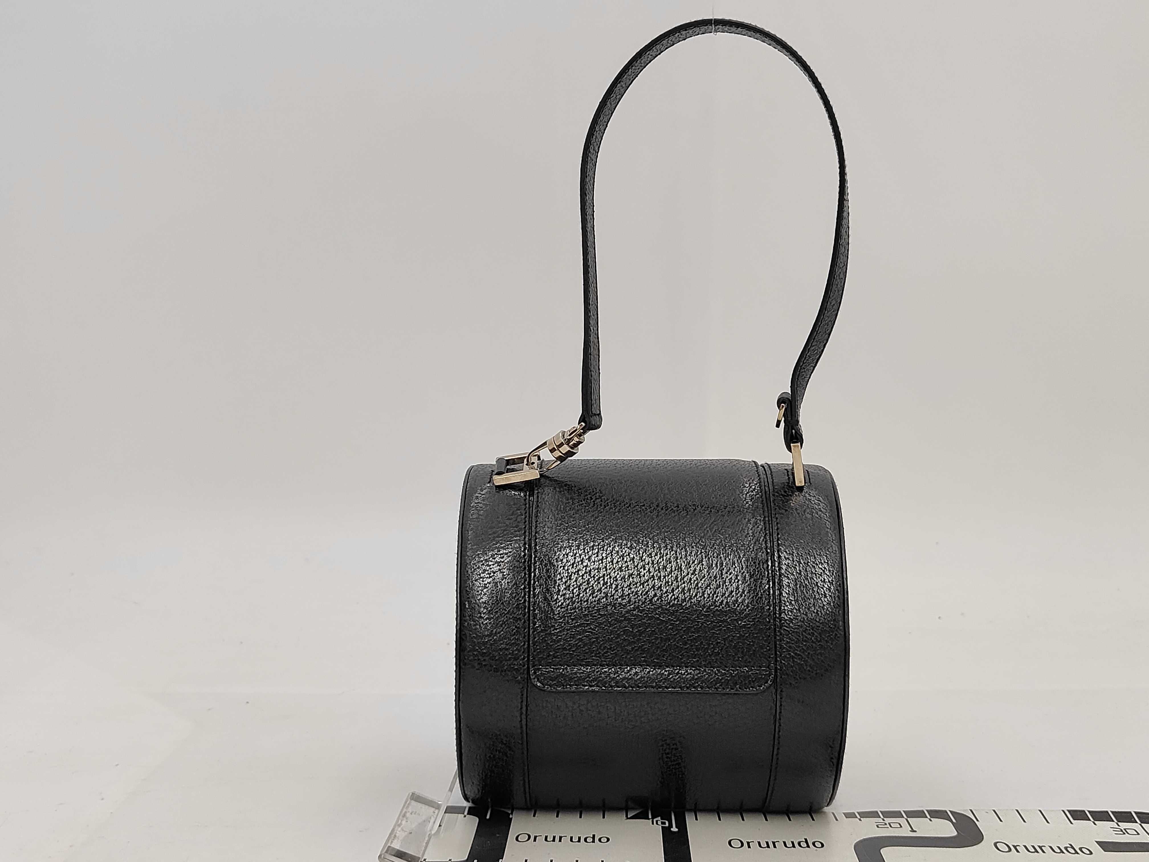 B.zero1 Round One-Shoulder Black Handbag — view 2