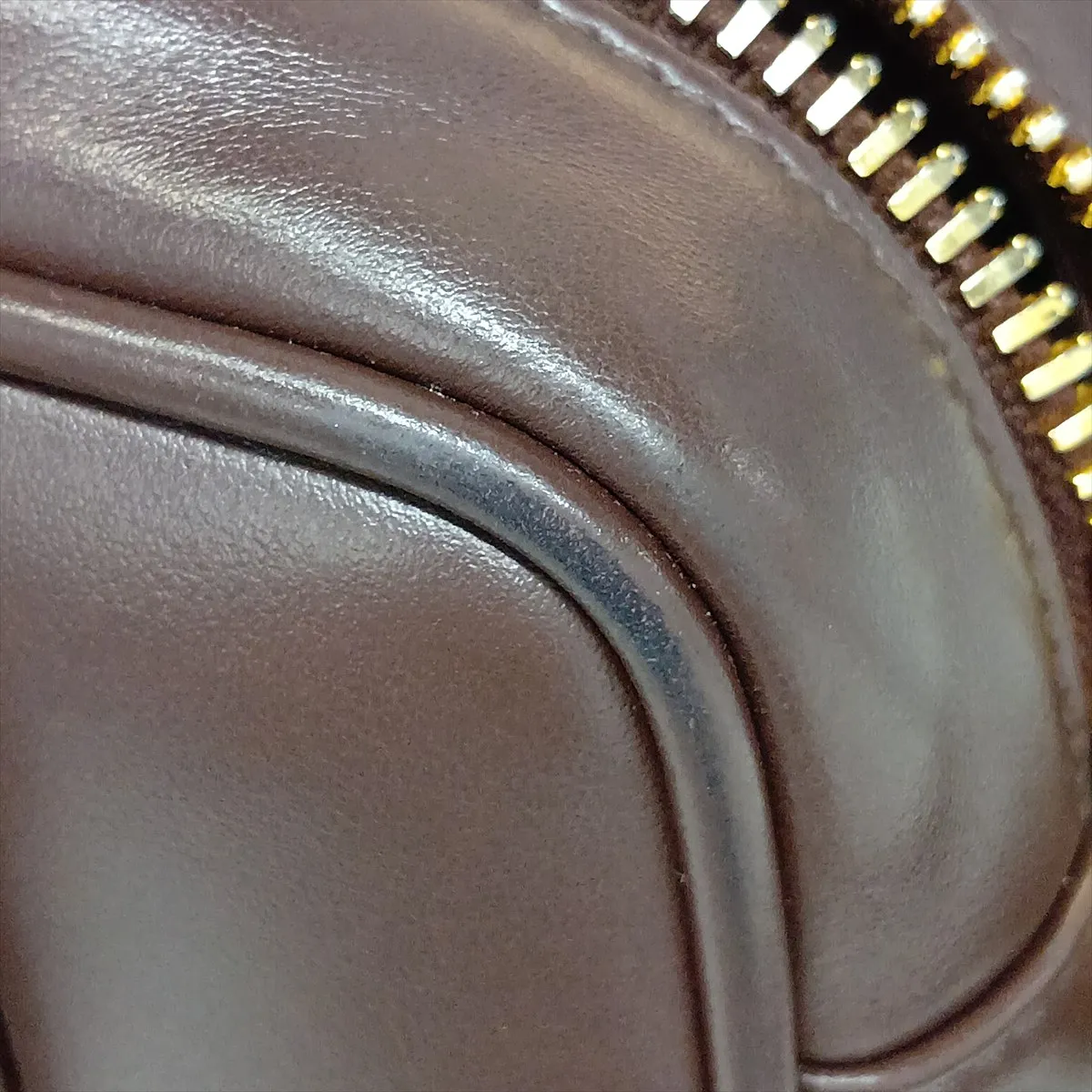 Arcadi Leather 2-Way Handbag Brown — view 11