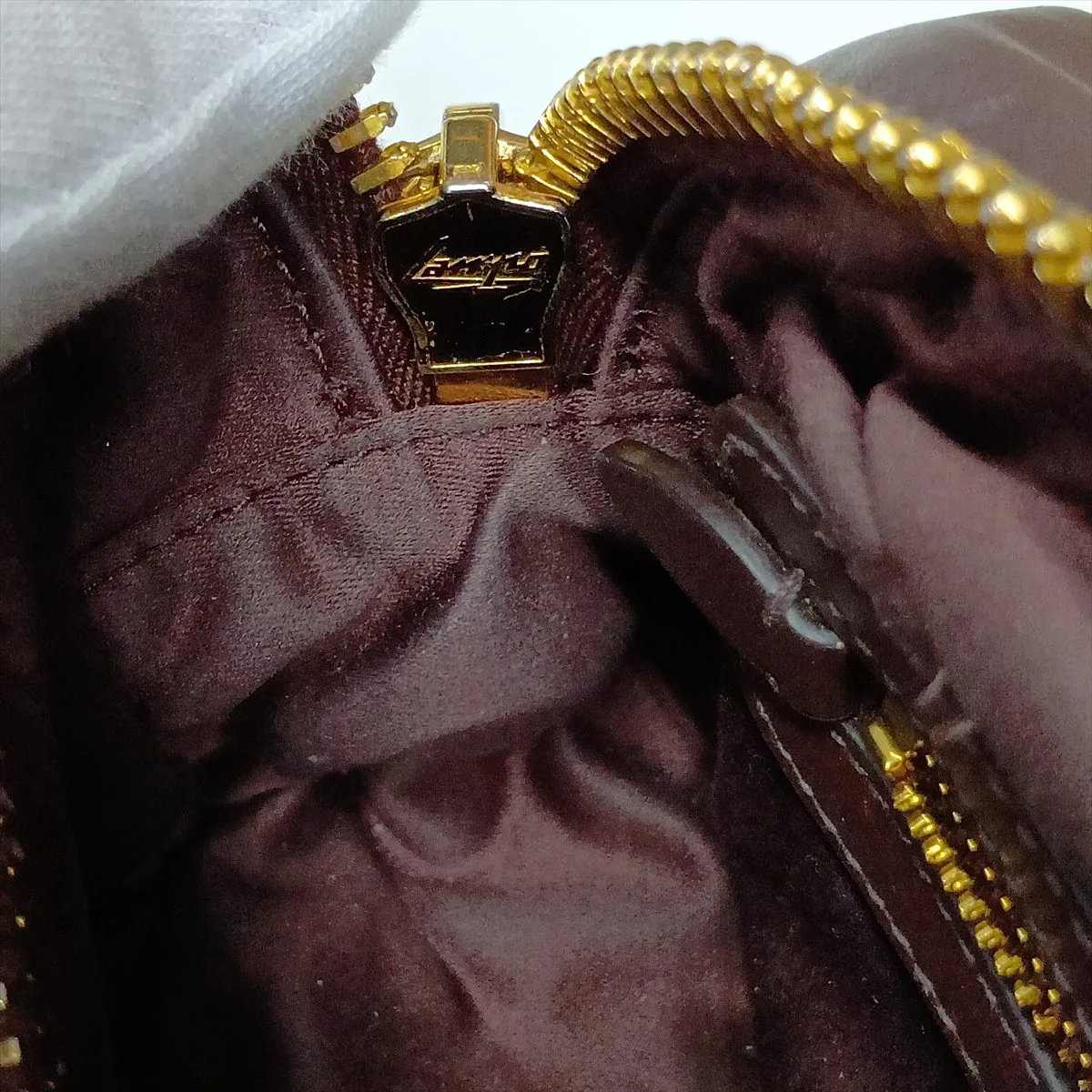 Arcadi Leather 2-Way Handbag Brown — view 13