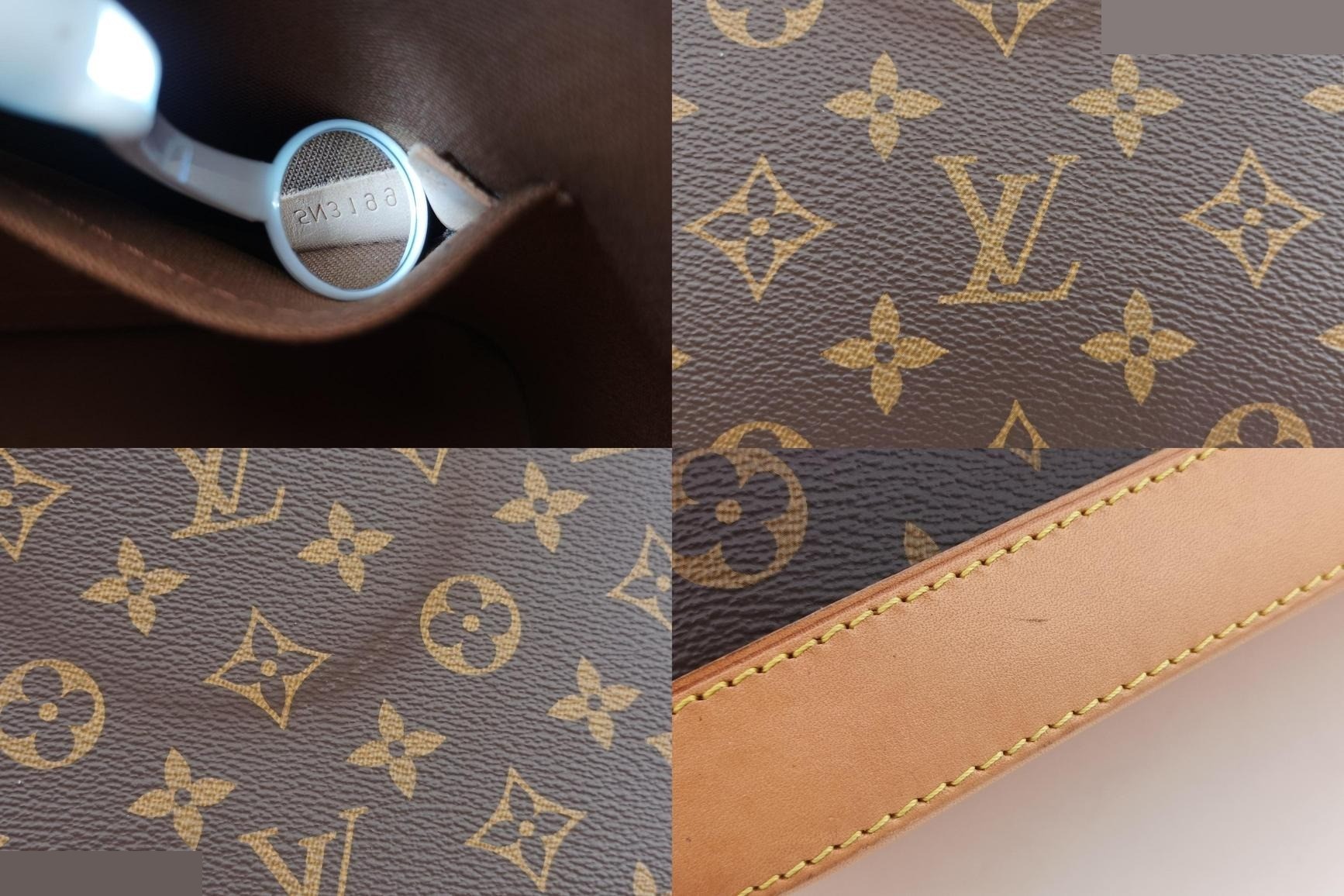 Alma PM Monogram Canvas x Calf Leather Monogram/Brown — view 8