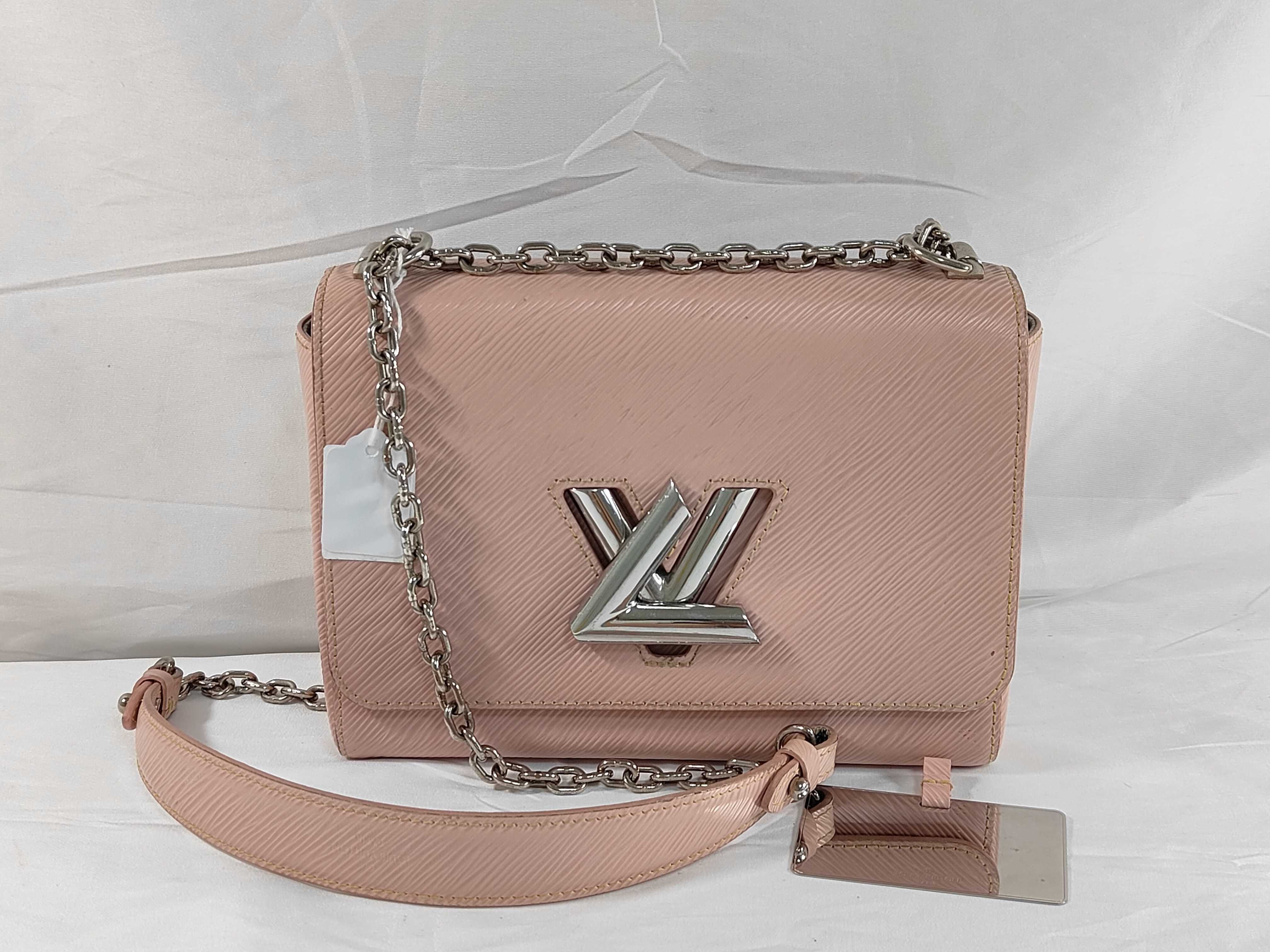 Epi DU- Epi Twist MM M50380 FL4198 Pink with Mirror Shoulder Bag