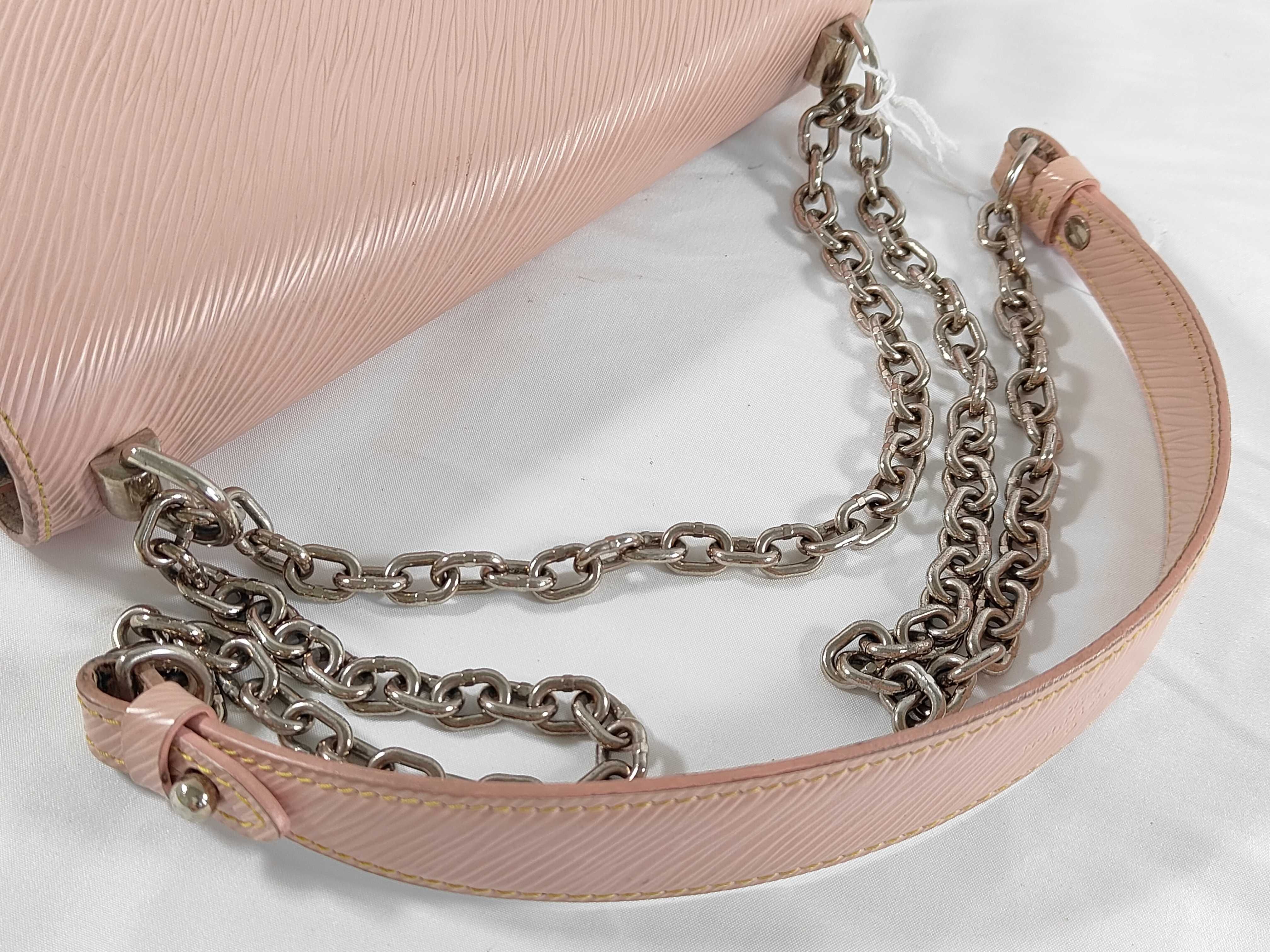 Epi DU- Epi Twist MM M50380 FL4198 Pink with Mirror Shoulder Bag — view 3
