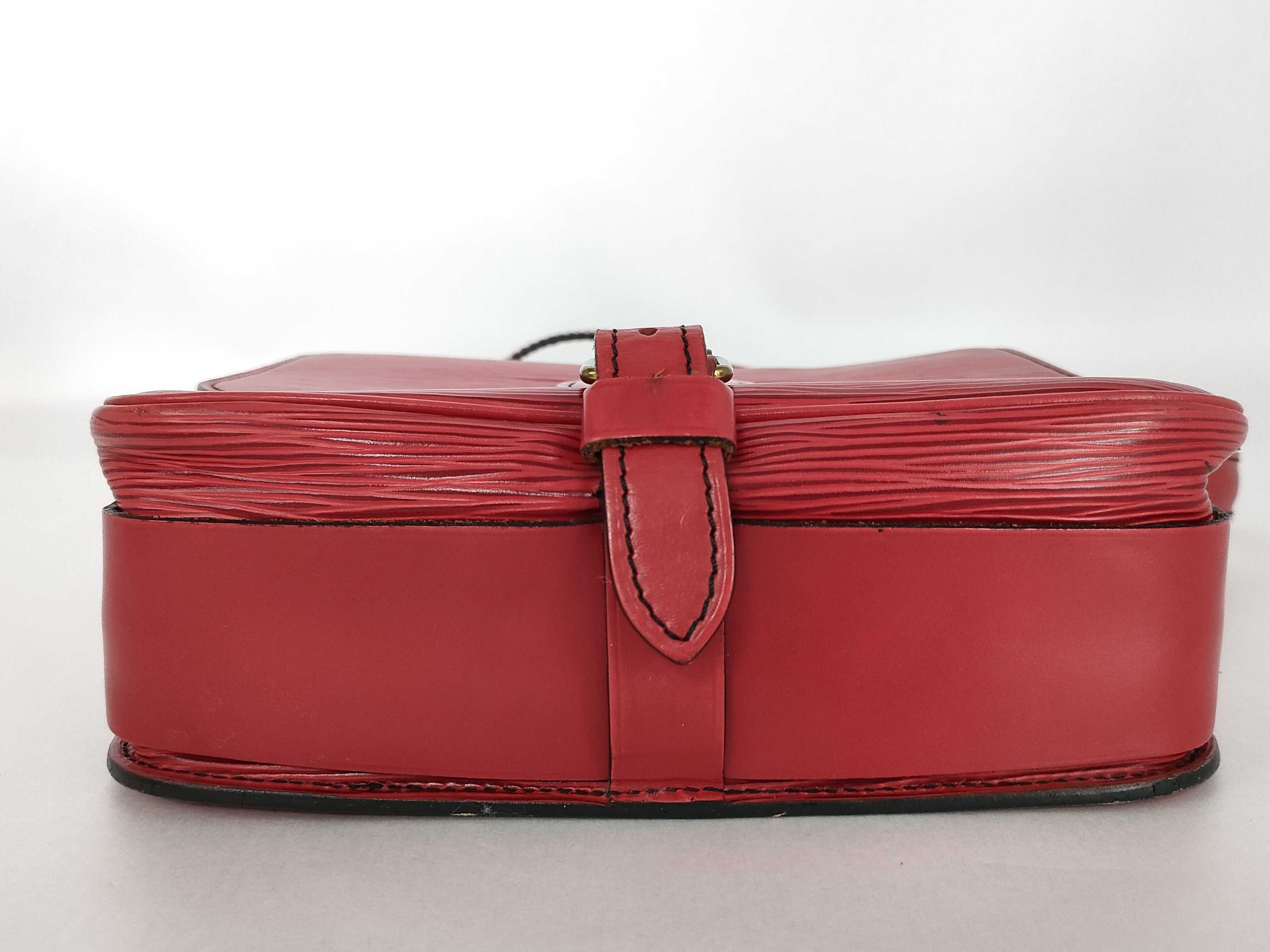 Epi LV Epi Cartouchiere Shoulder Bag — view 7