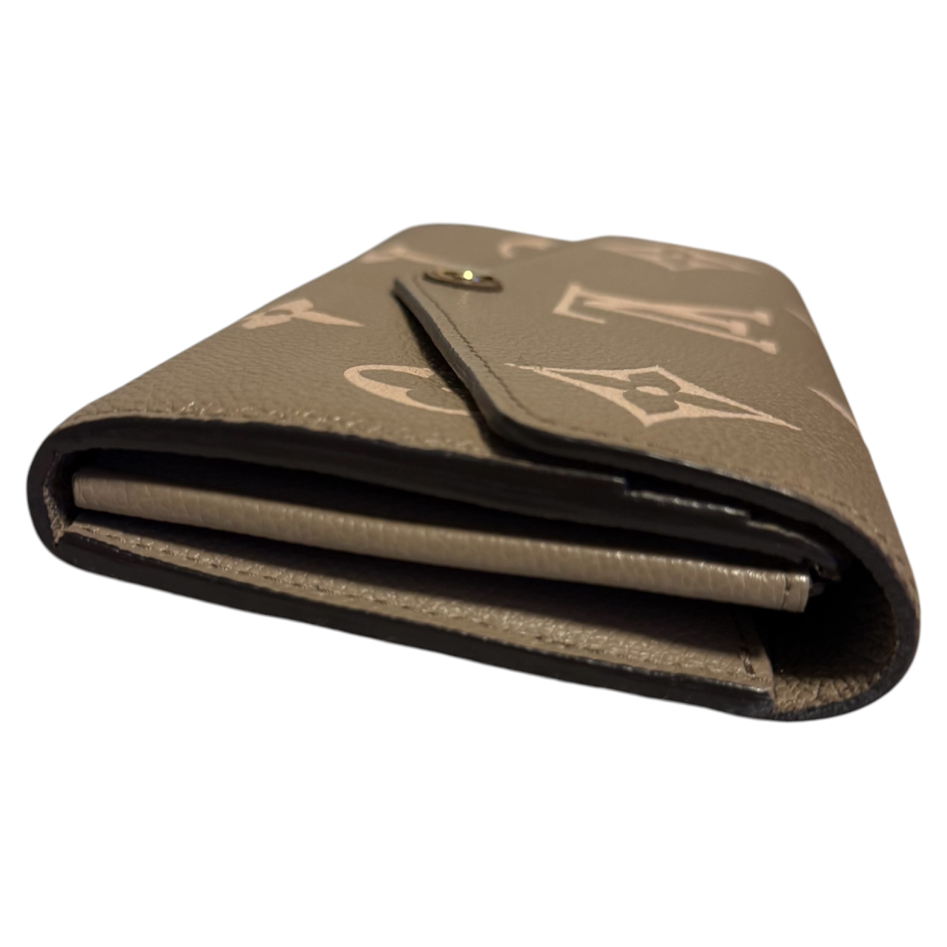 Monogram Bicolor Empreinte Portefeuille Sarah RFID Wallet — view 3